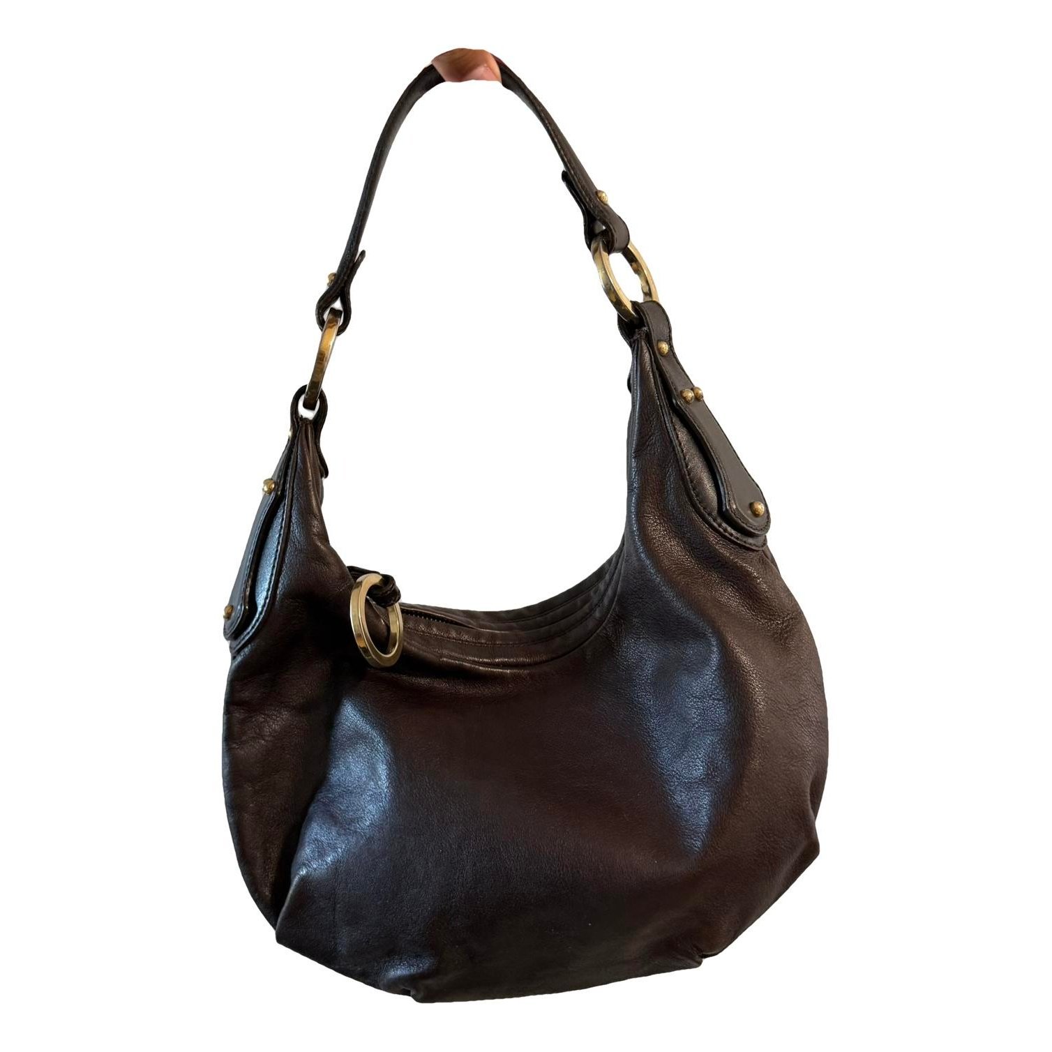 Croissant Vintage leather handbag