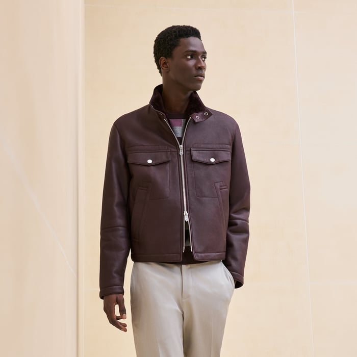Grenat Straight Cut Jacket