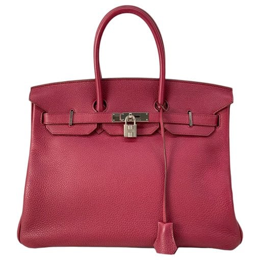 Birkin 35 leather handbag