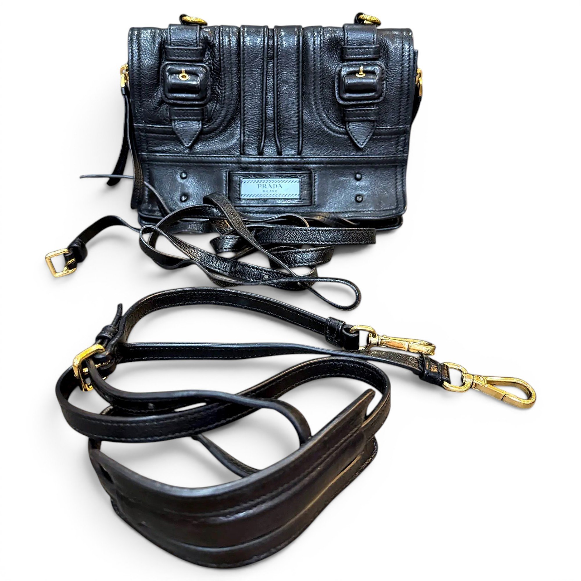 Leather crossbody bag