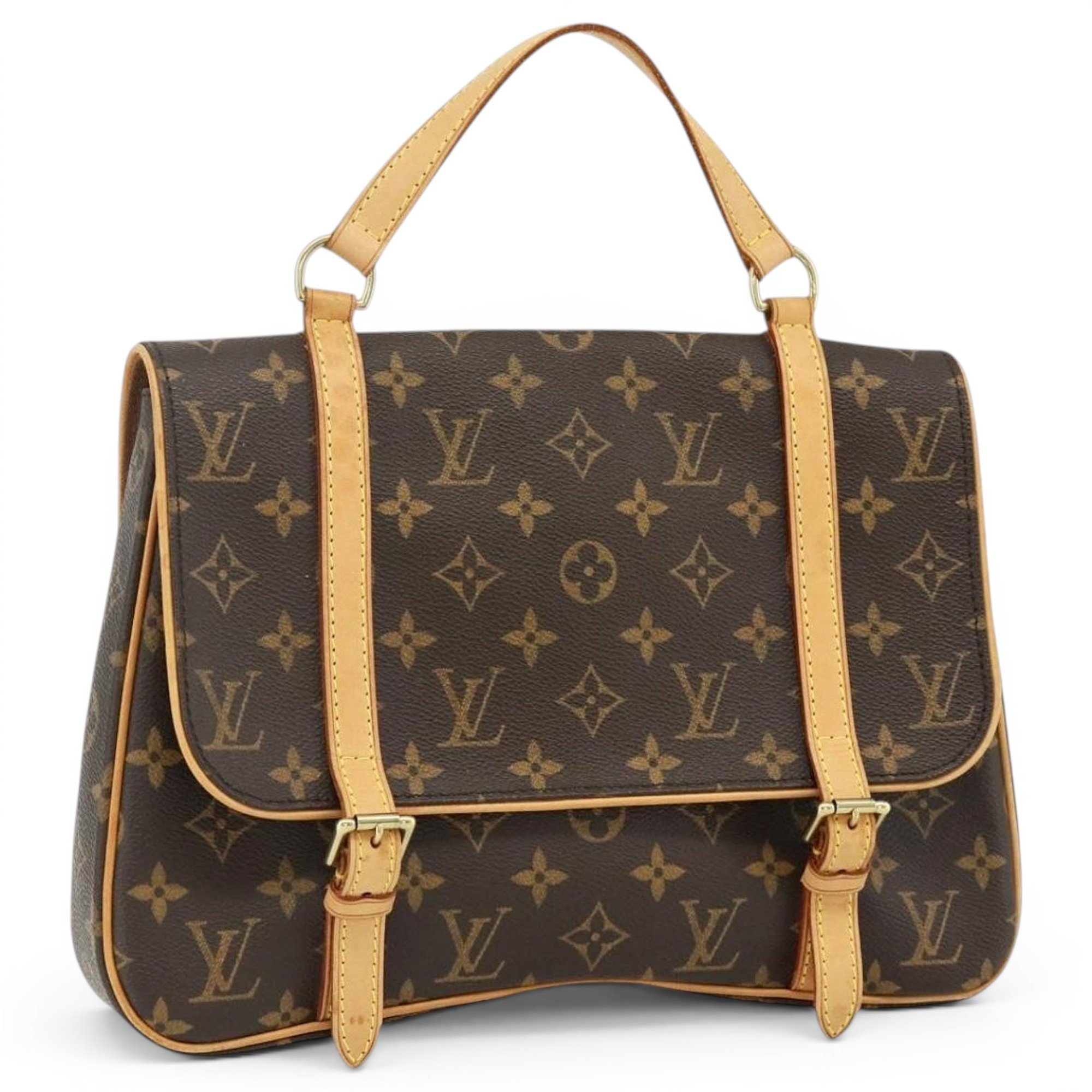 Leather clutch bag