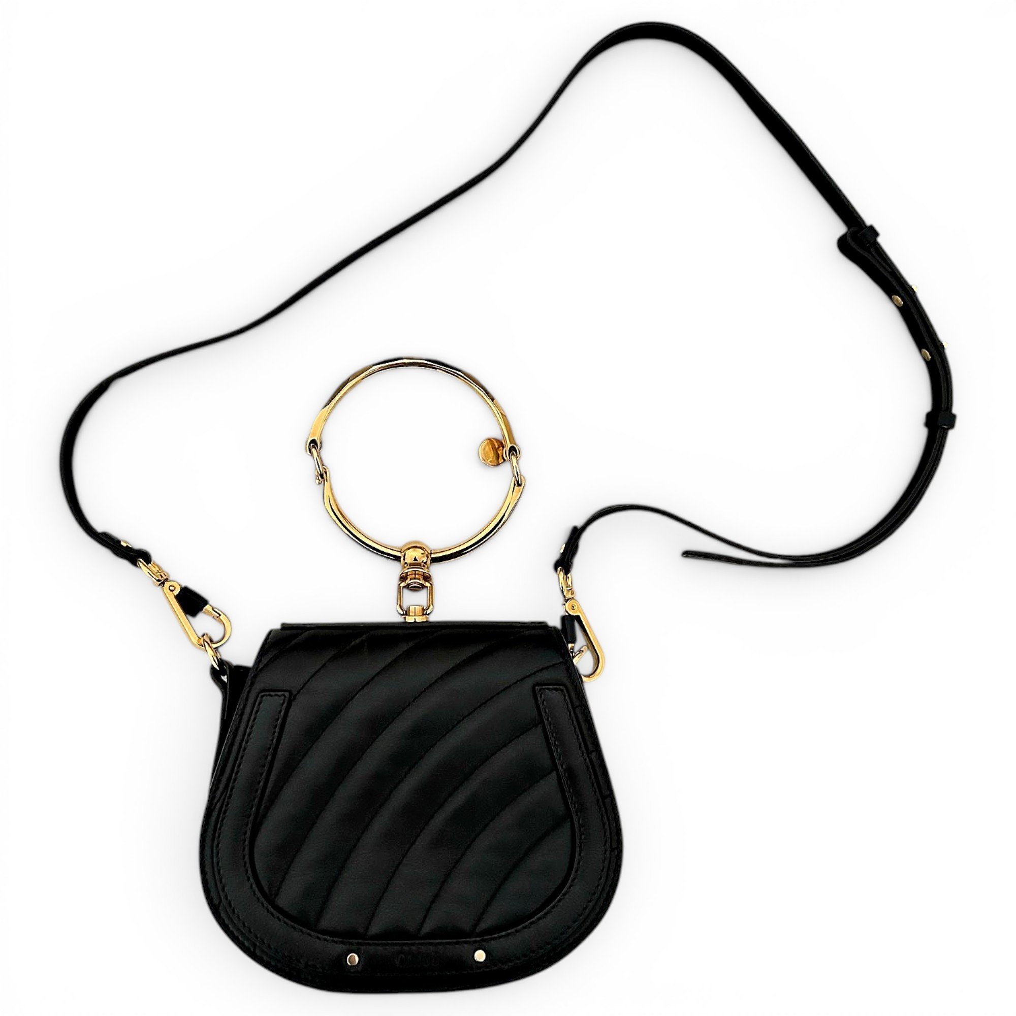 Bracelet Nile leather crossbody bag