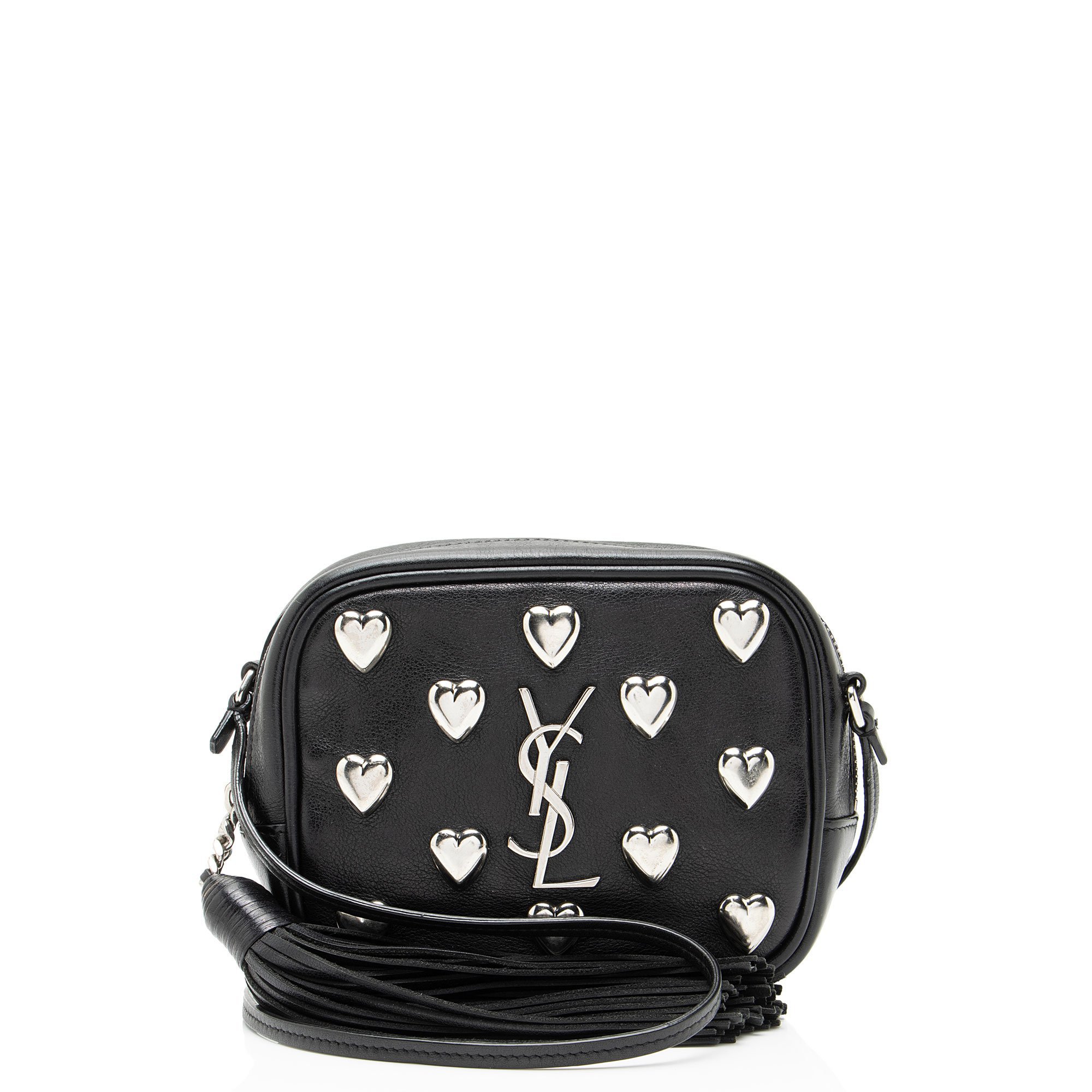 Blogger leather crossbody bag