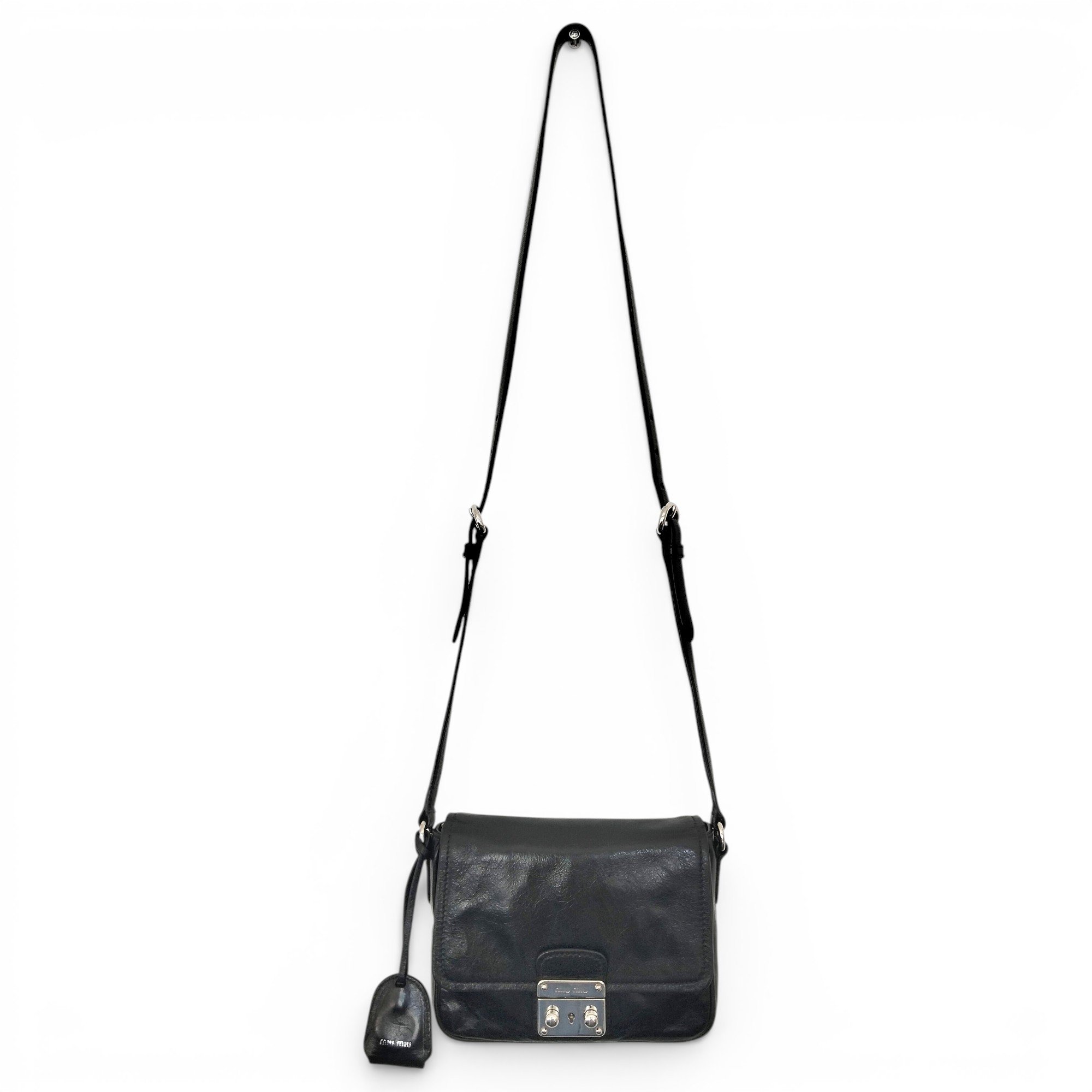 Vitello leather crossbody bag