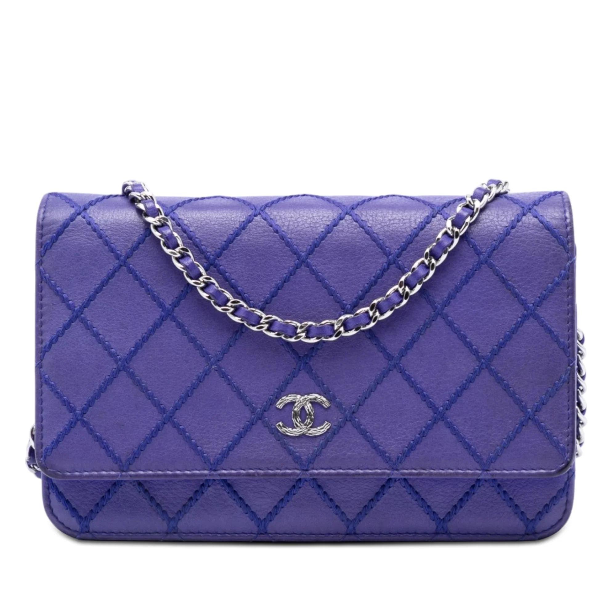 Wallet On Chain pony-style calfskin crossbody bag