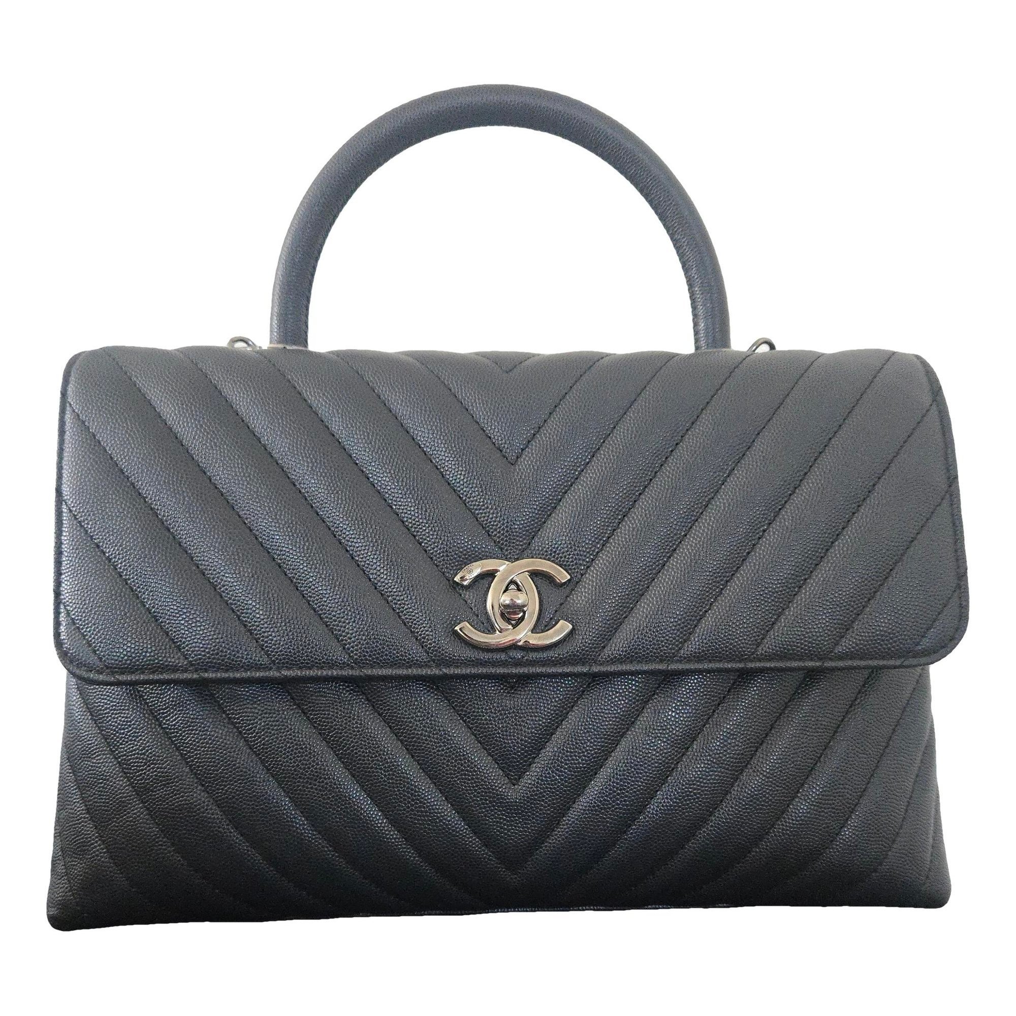 Coco Handle leather handbag