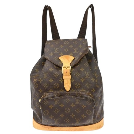 Louis Vuitton Montsouris cloth backpack