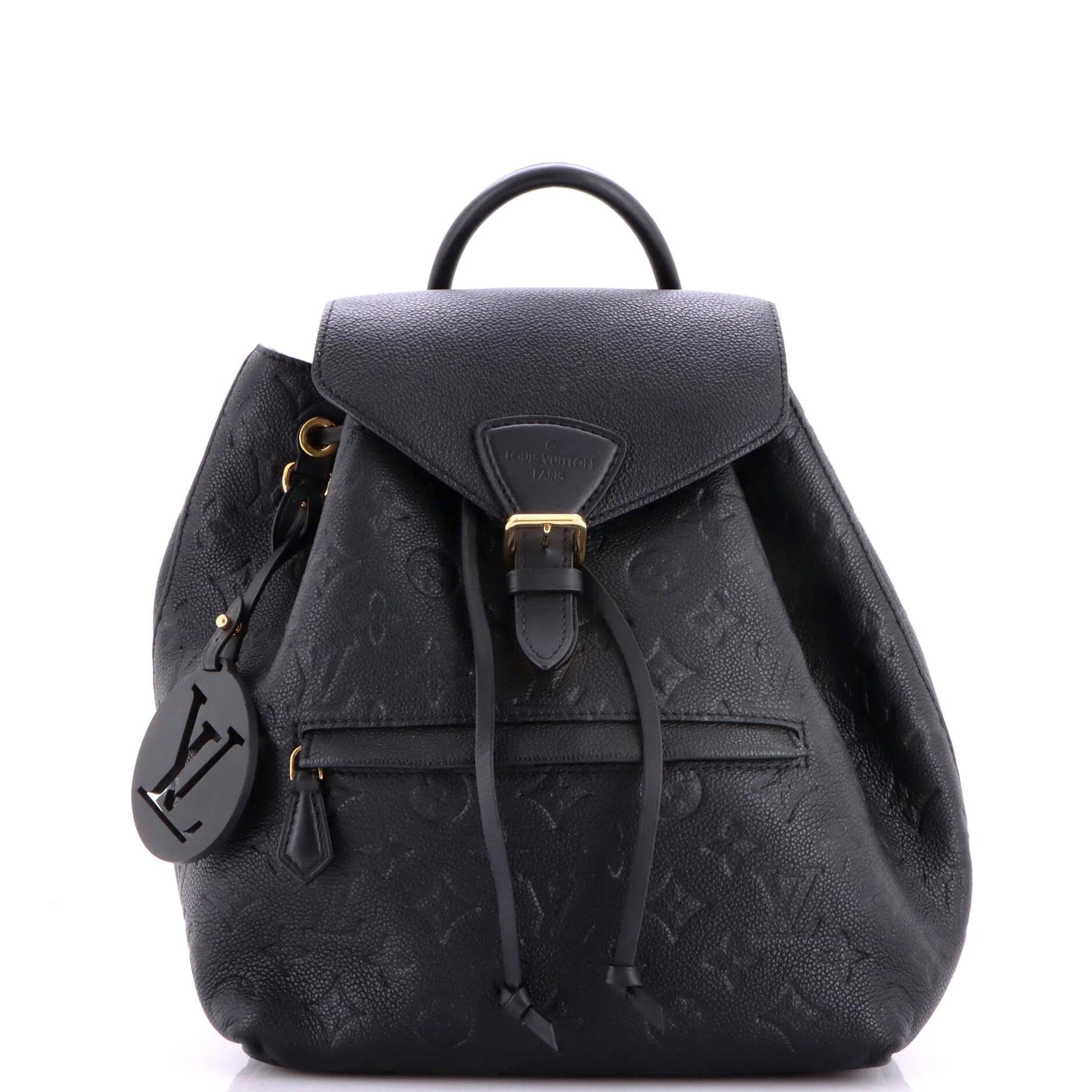 Leather backpack