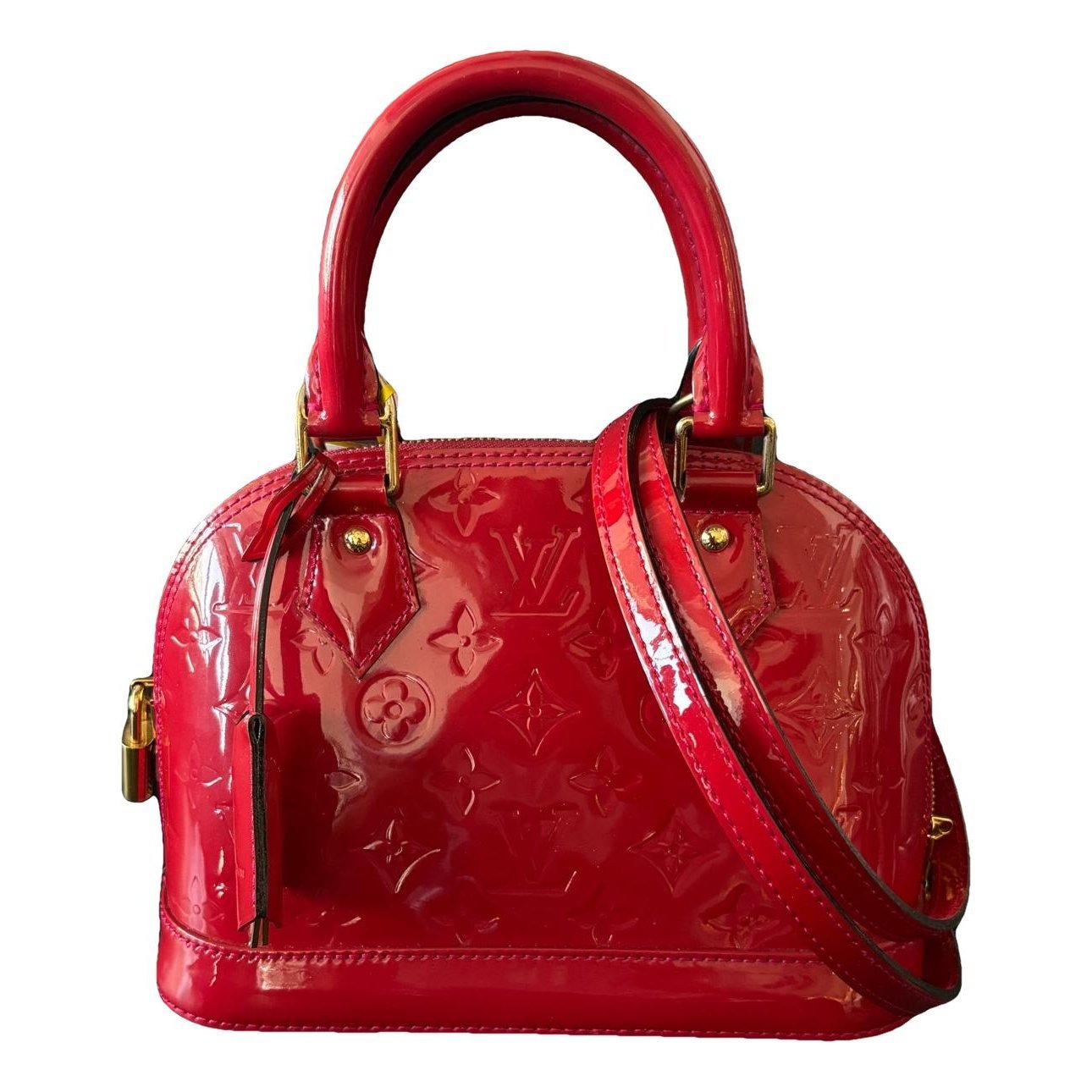 Alma BB patent leather handbag