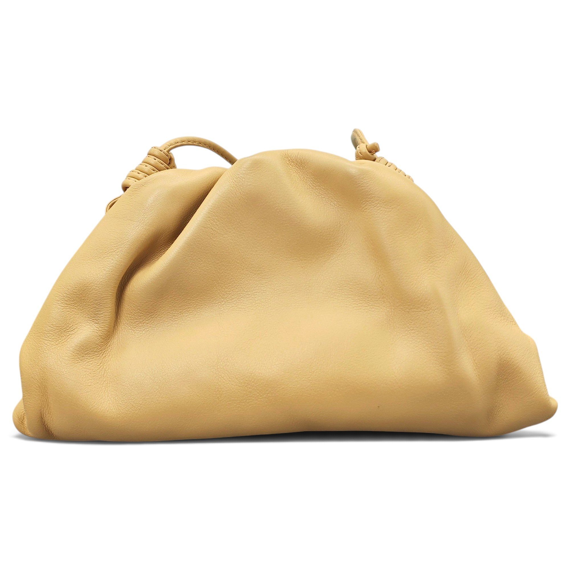 Pouch leather handbag