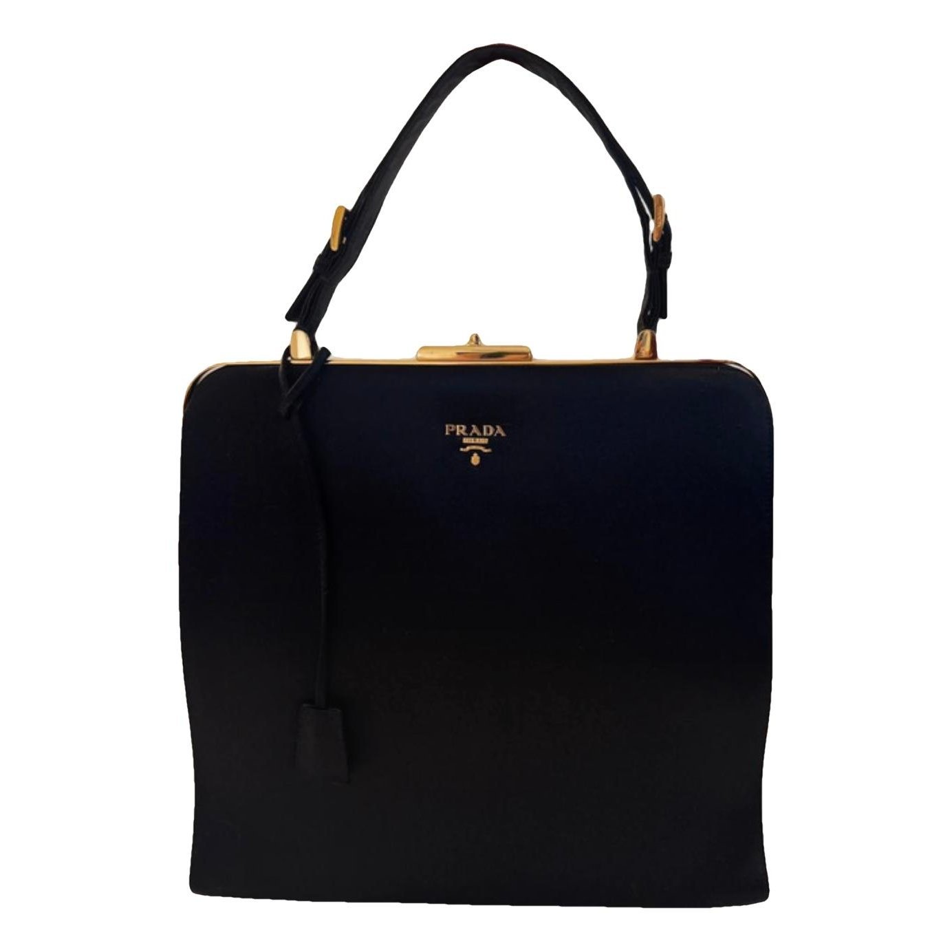 Light Frame silk handbag