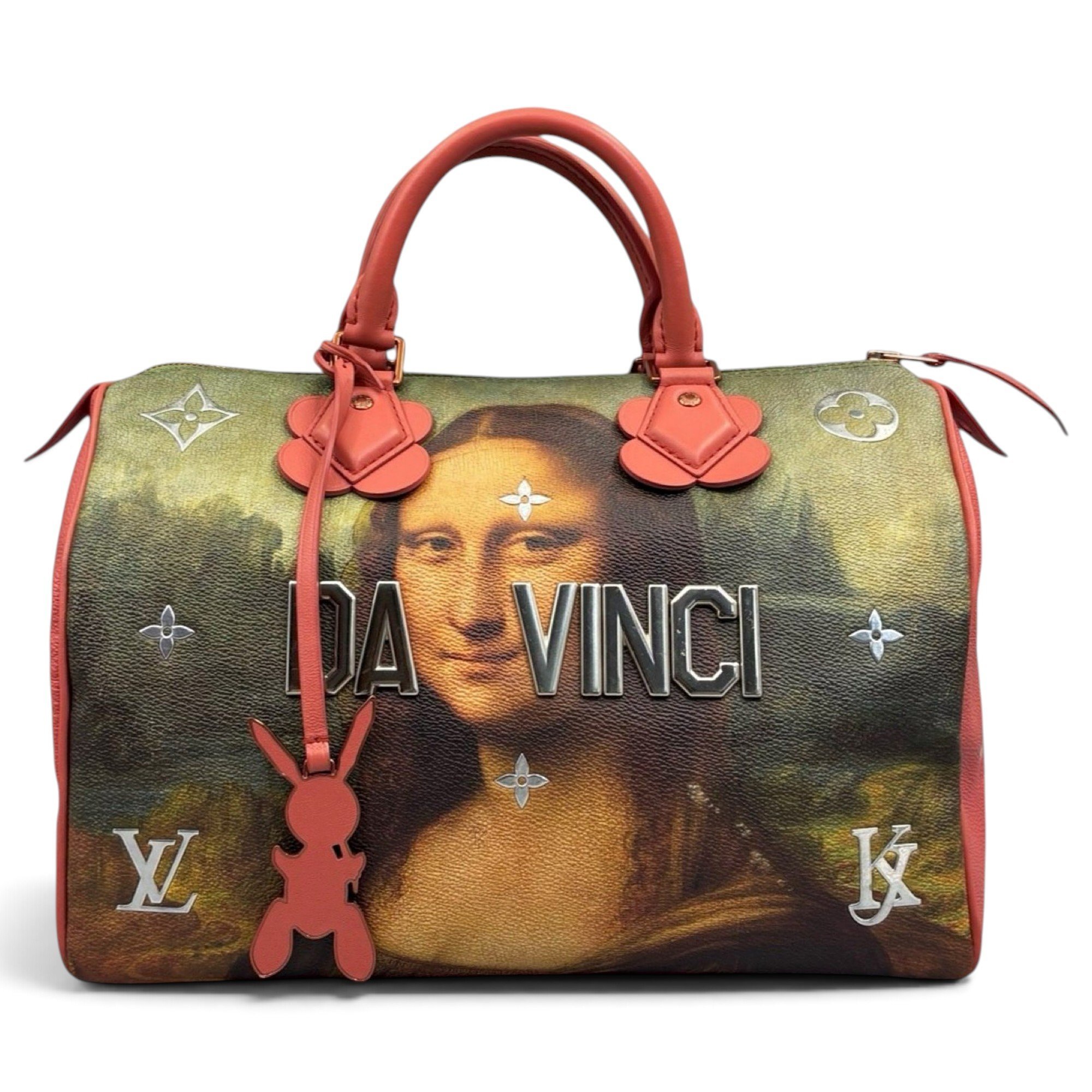 Speedy leather handbag