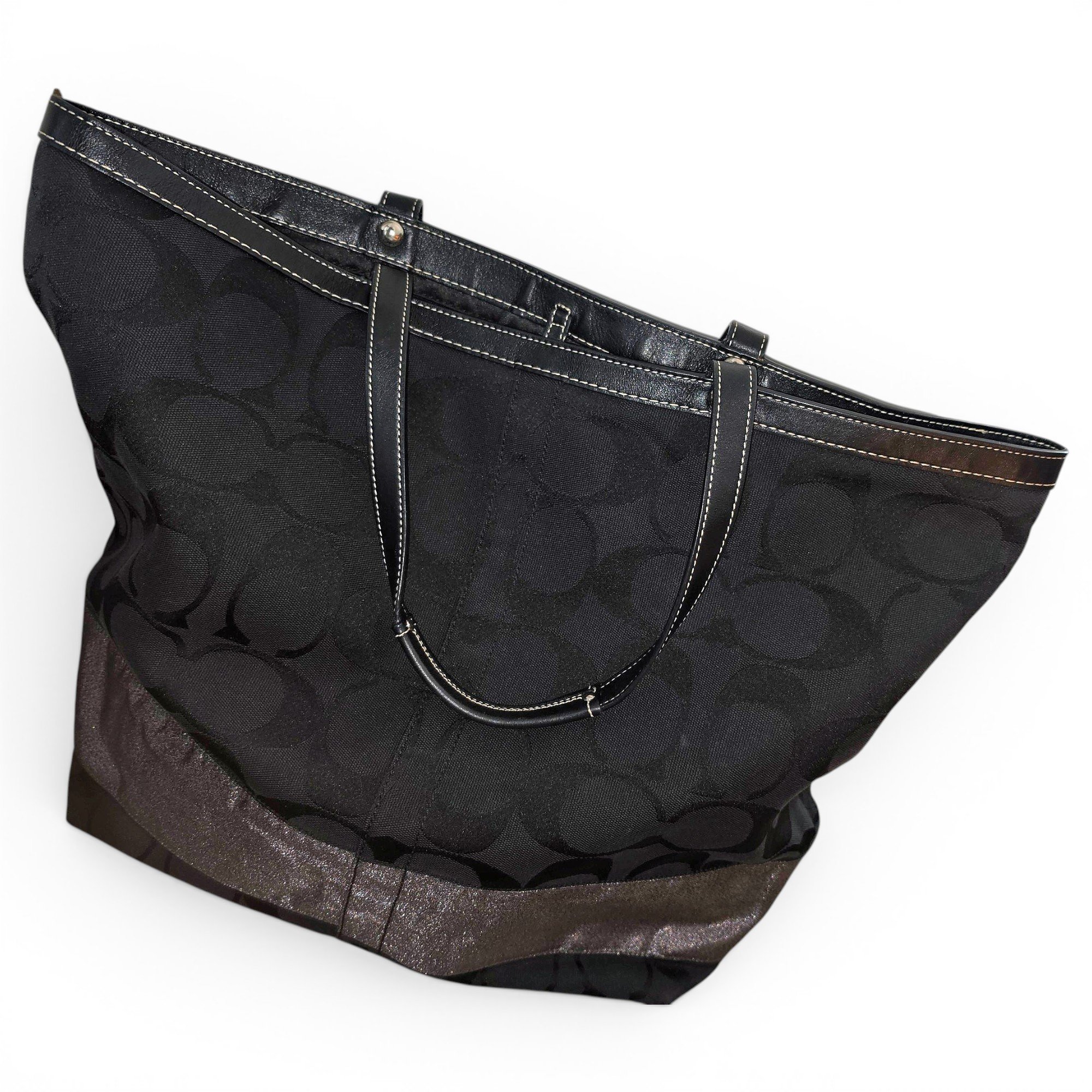 CITY ZIP TOTE leather tote