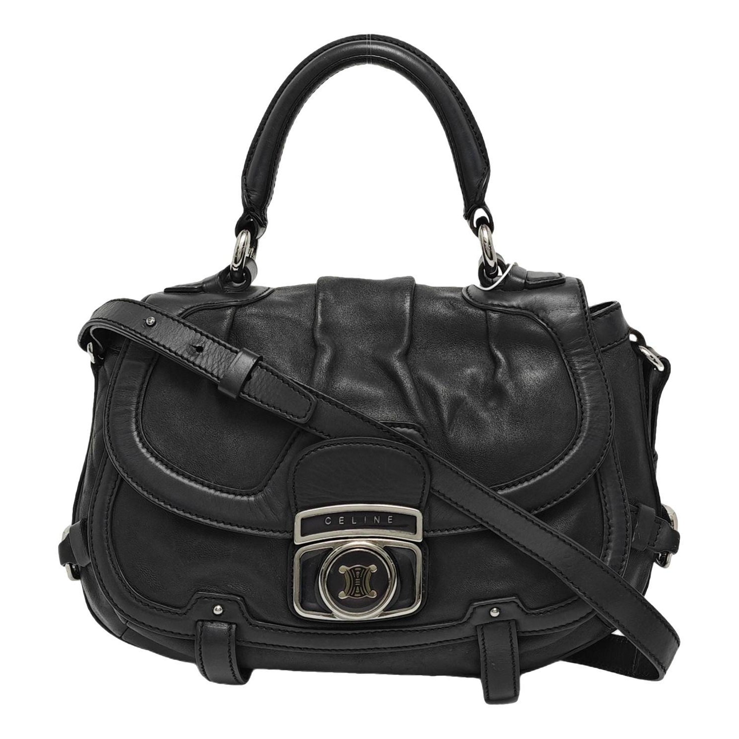 Leather handbag