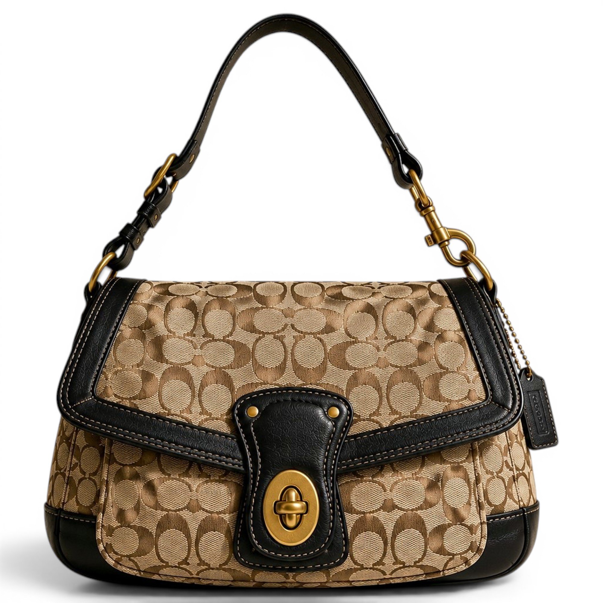 Signature Sufflette cloth handbag