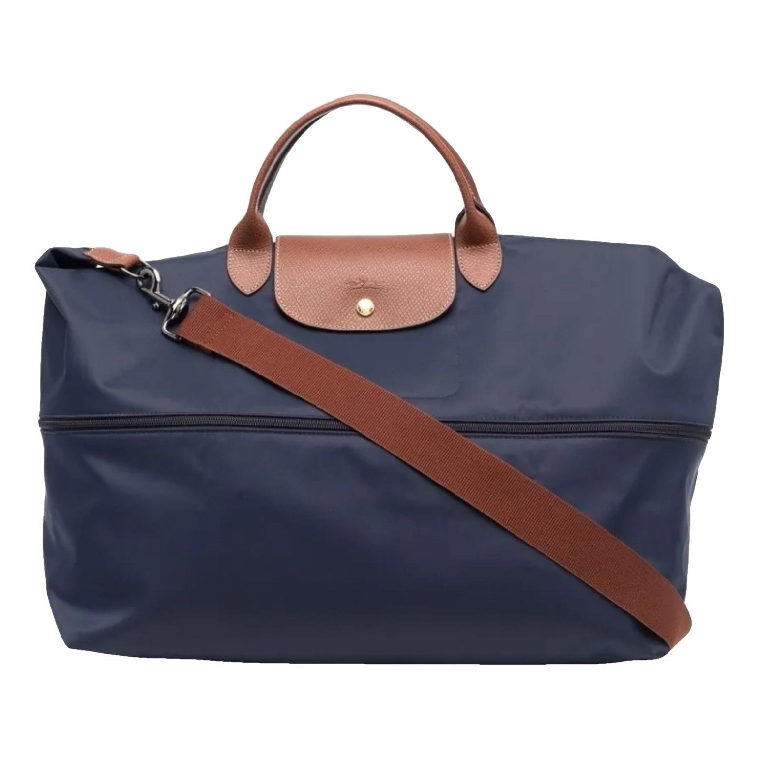 Pliage leather travel bag