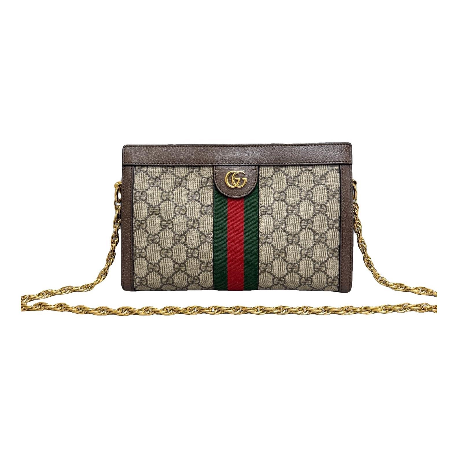 Ophidia Chain leather handbag