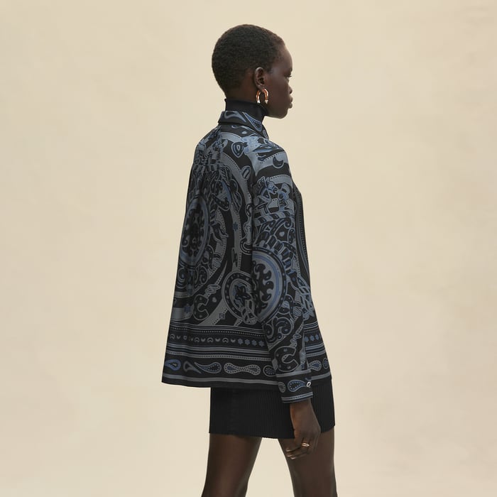 Noir Réglisse "Candy Libris Bandana" Classic Shirt
