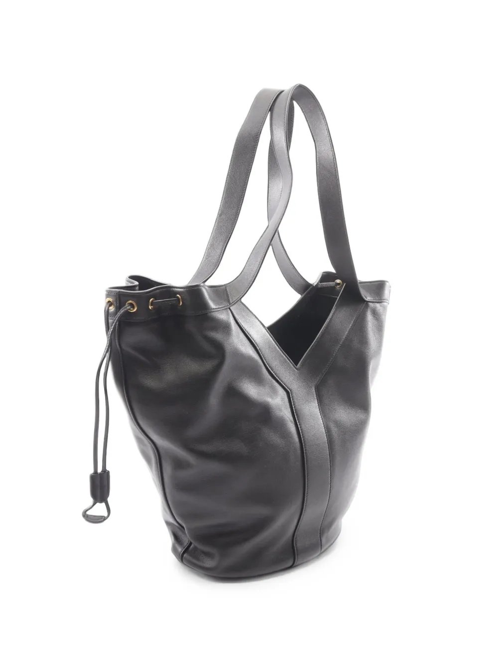 2010s Y leather tote bag