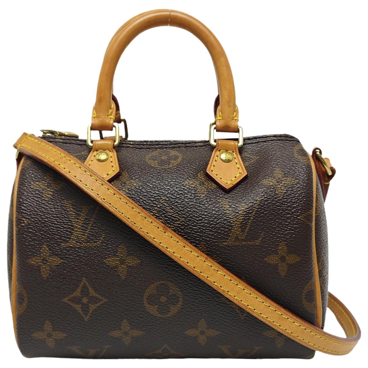 Nano Speedy / Mini HL leather handbag