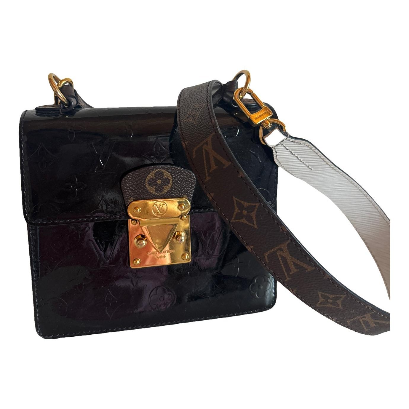 Spring street patent leather bag