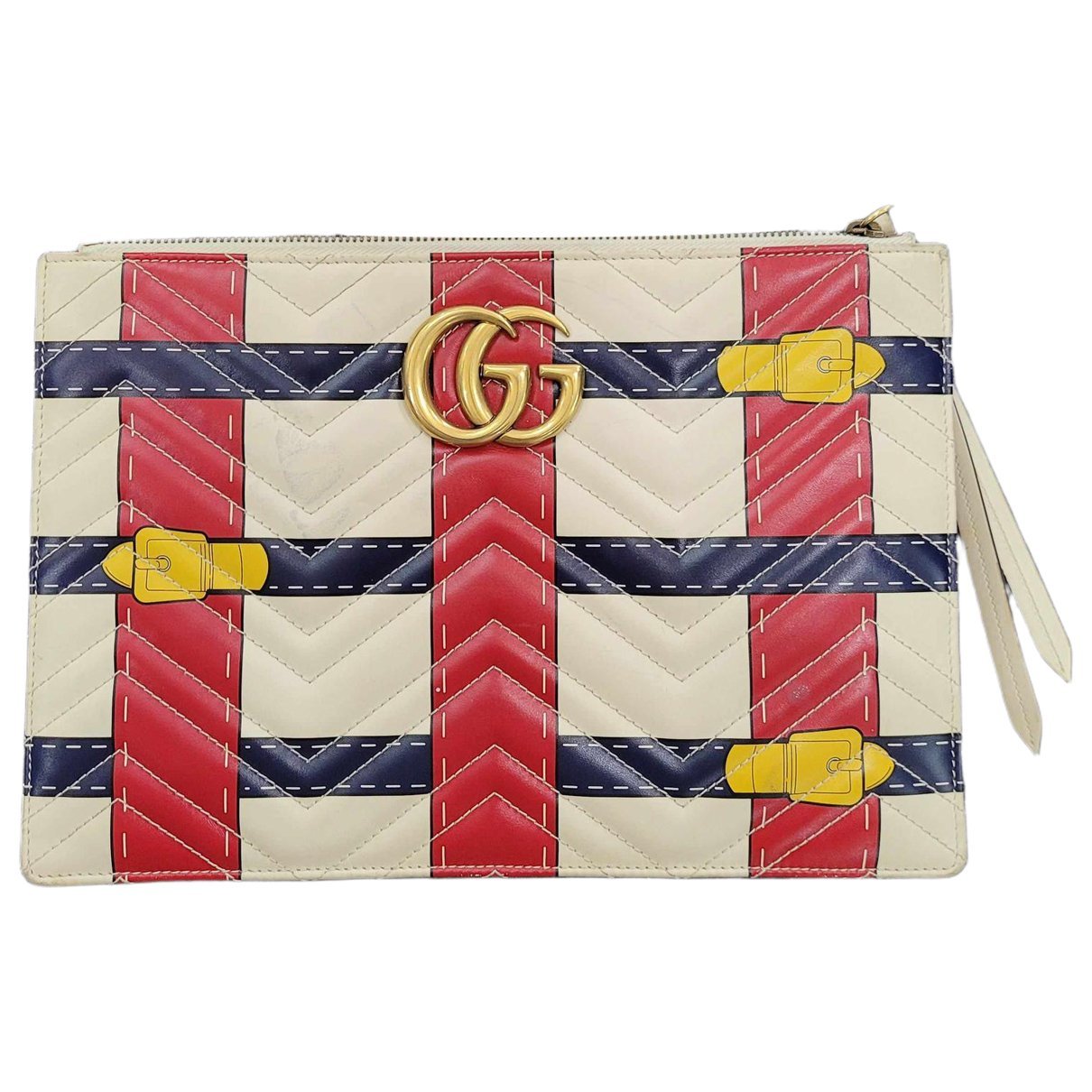 Marmont leather clutch bag