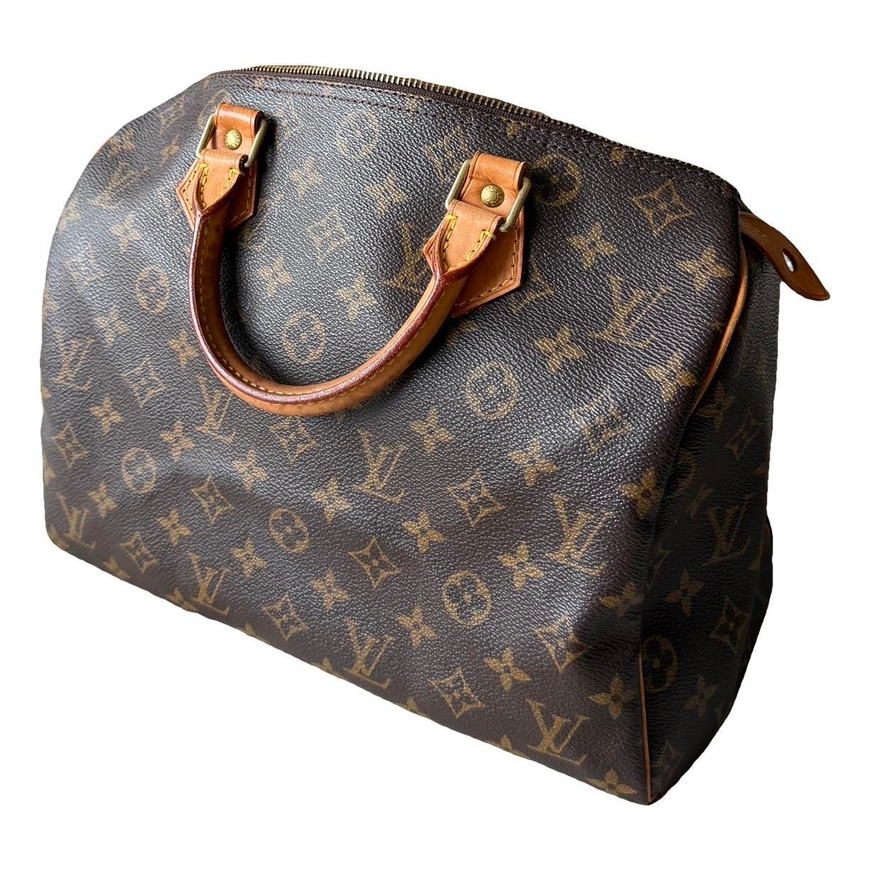 Speedy leather handbag