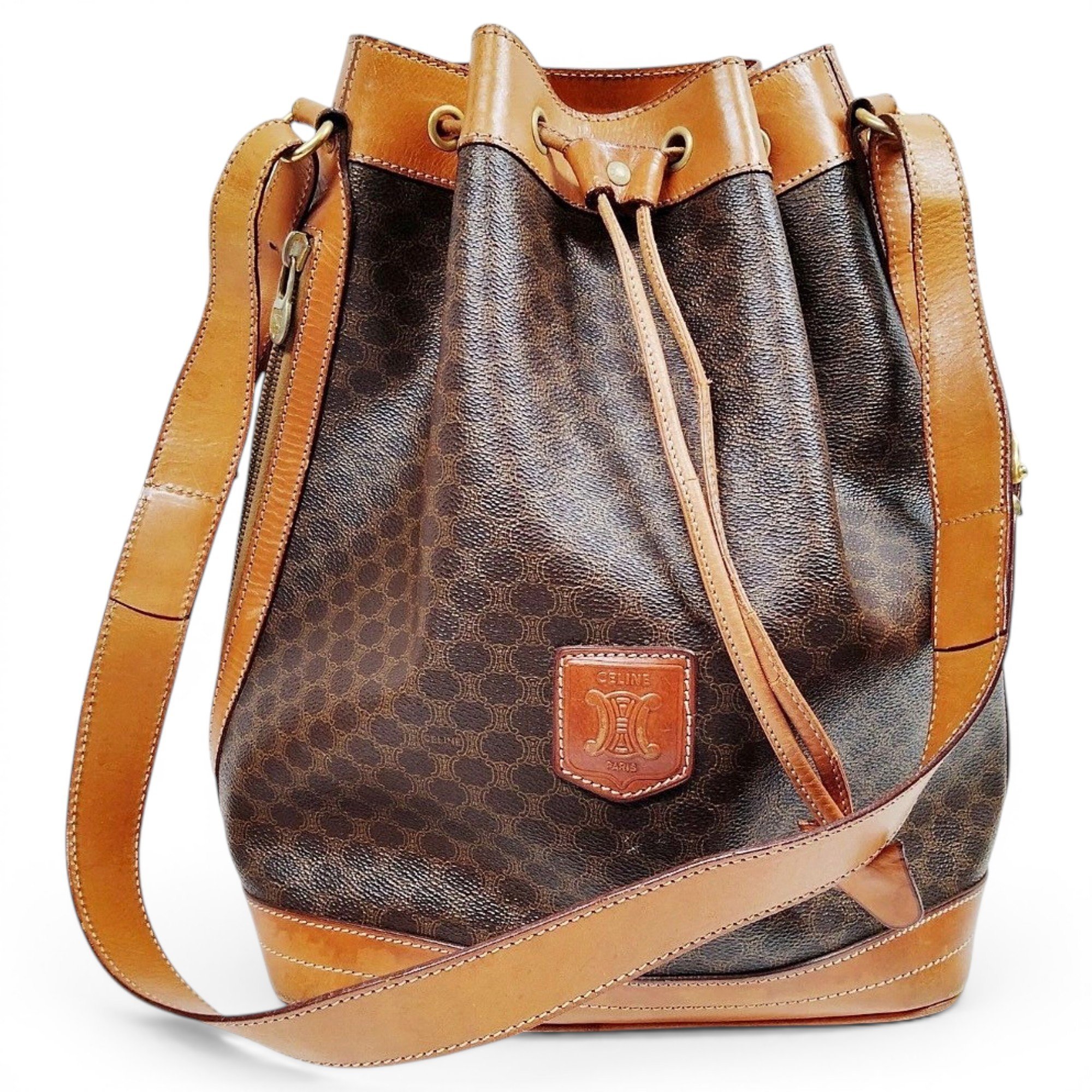 SAC SEAU leather handbag
