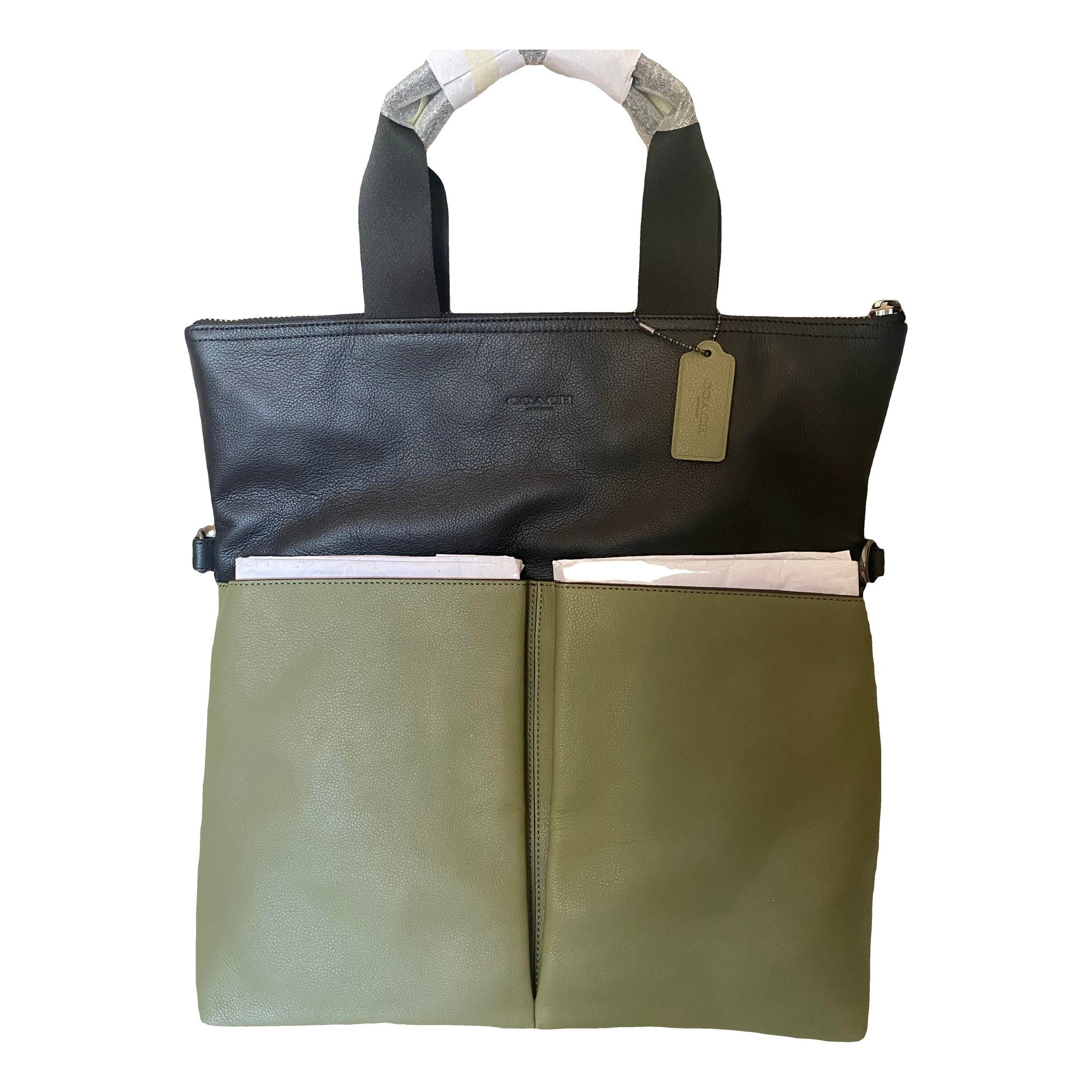 Leather tote