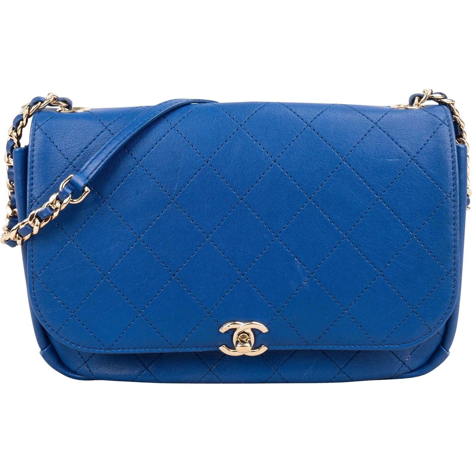 Trendy CC Flap leather handbag