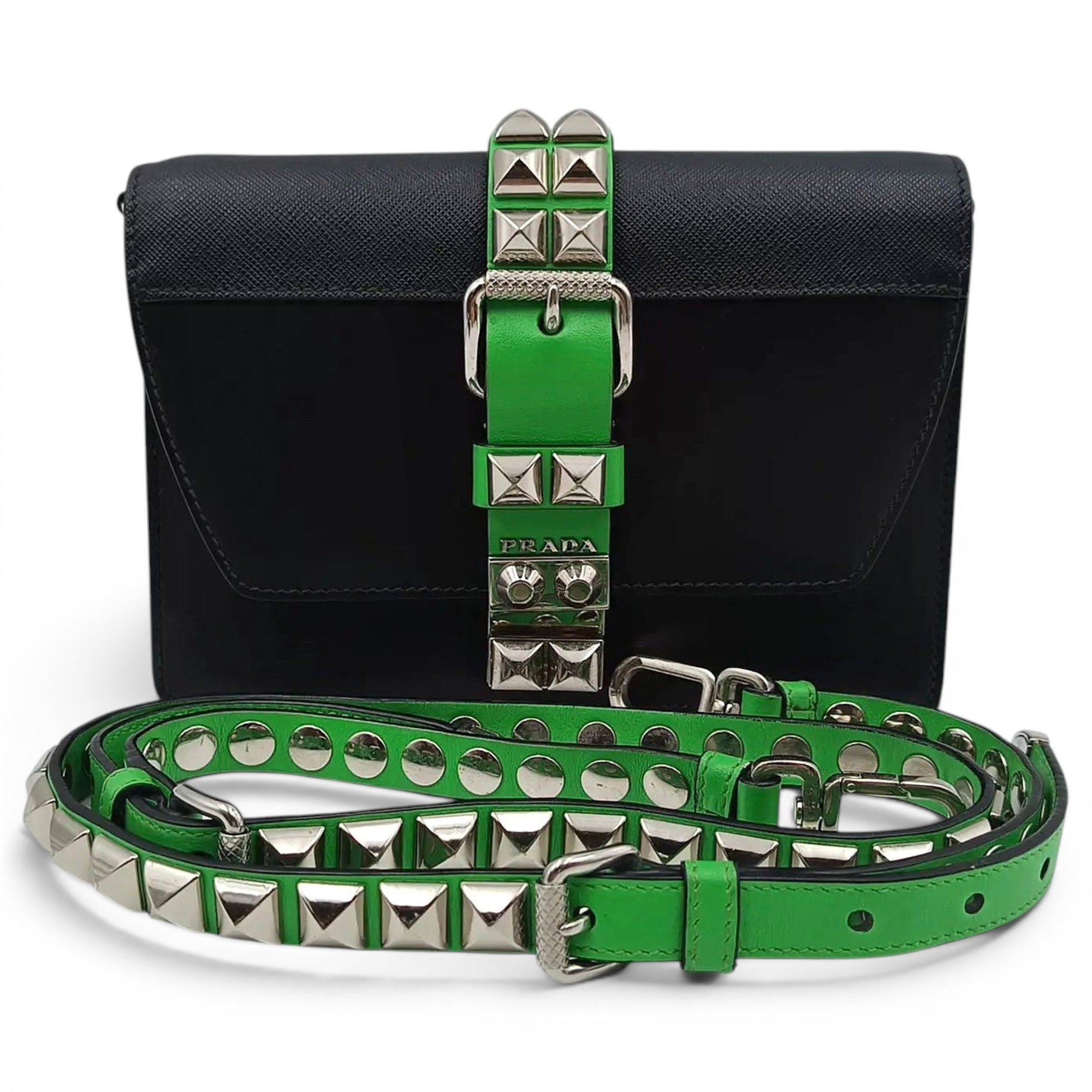 Elektra leather handbag
