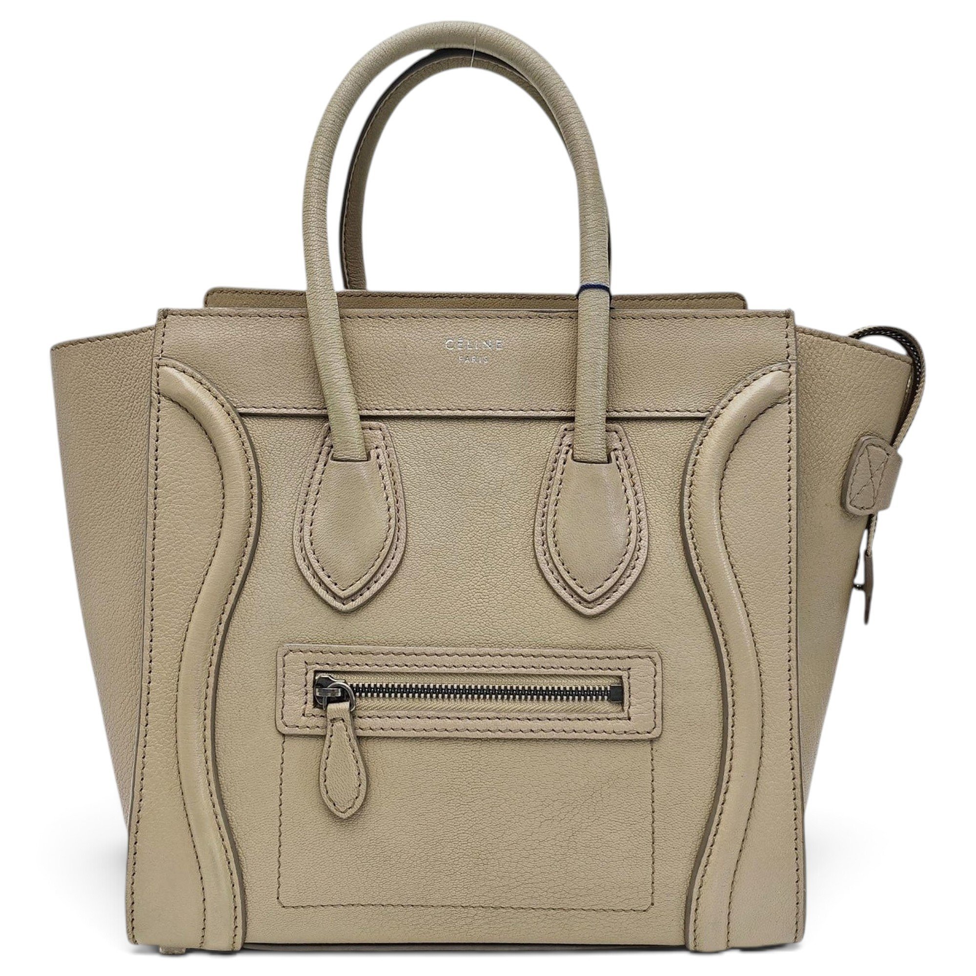 Luggage leather handbag