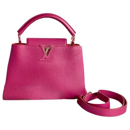 Capucines leather handbag