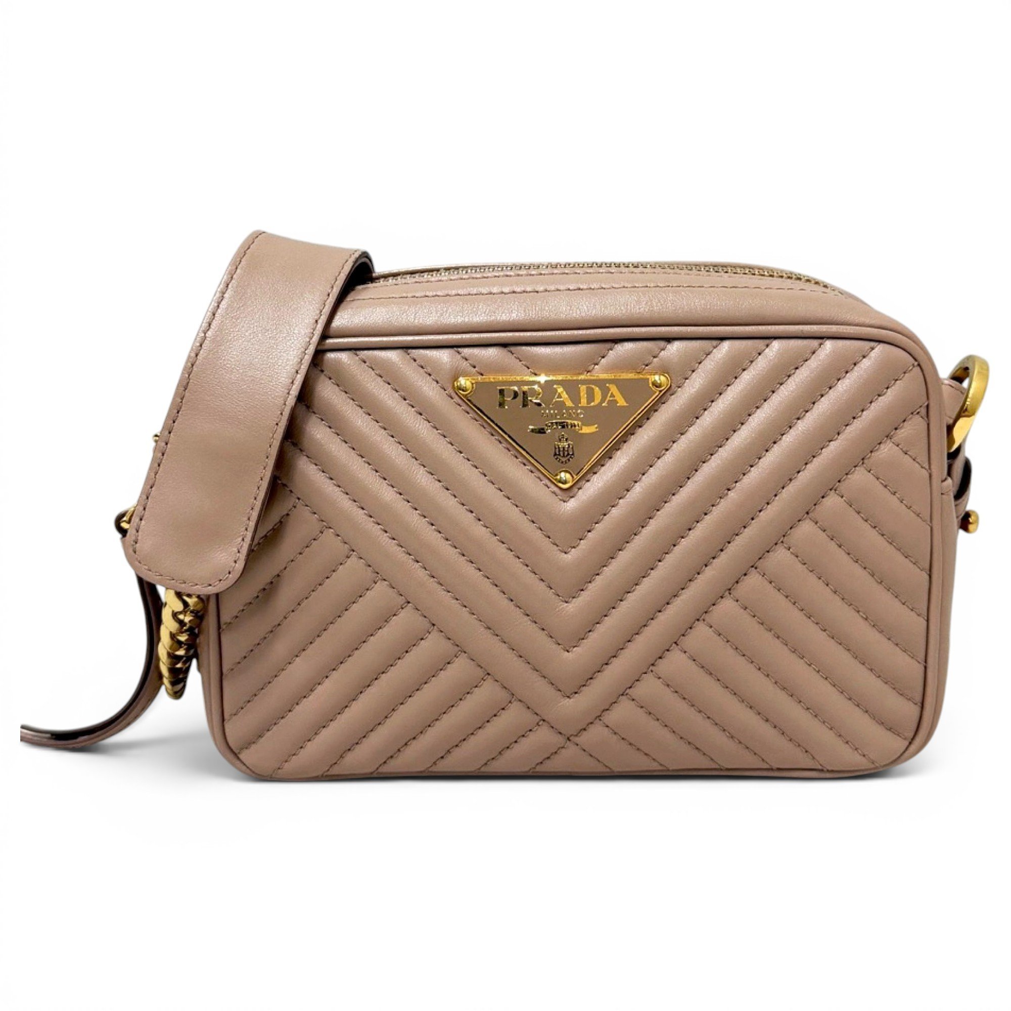 Diagramme leather crossbody bag