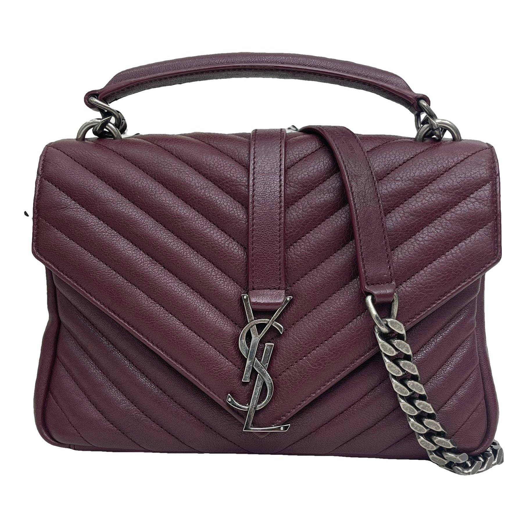 Collége monogramme leather handbag