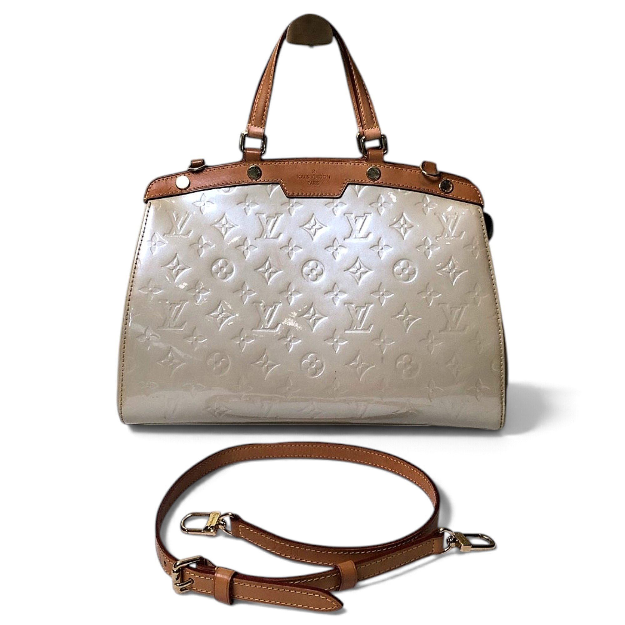 Bréa patent leather handbag