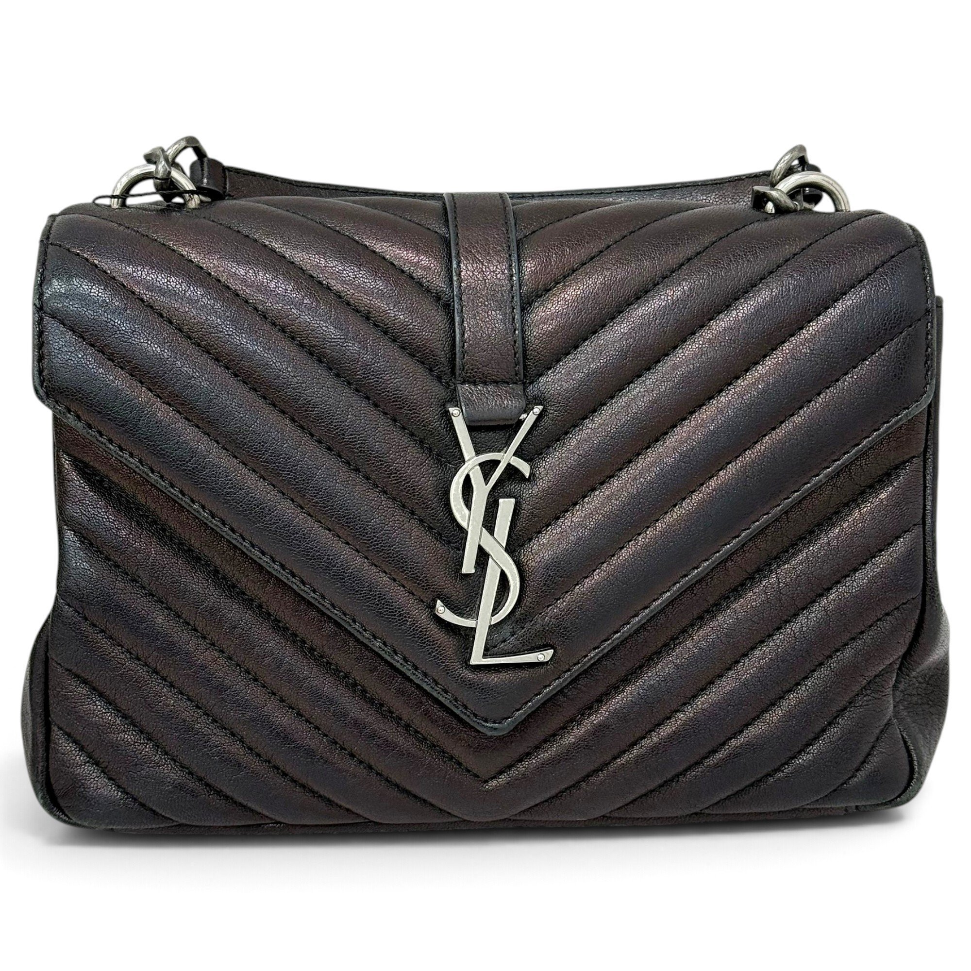 Collége monogramme leather handbag