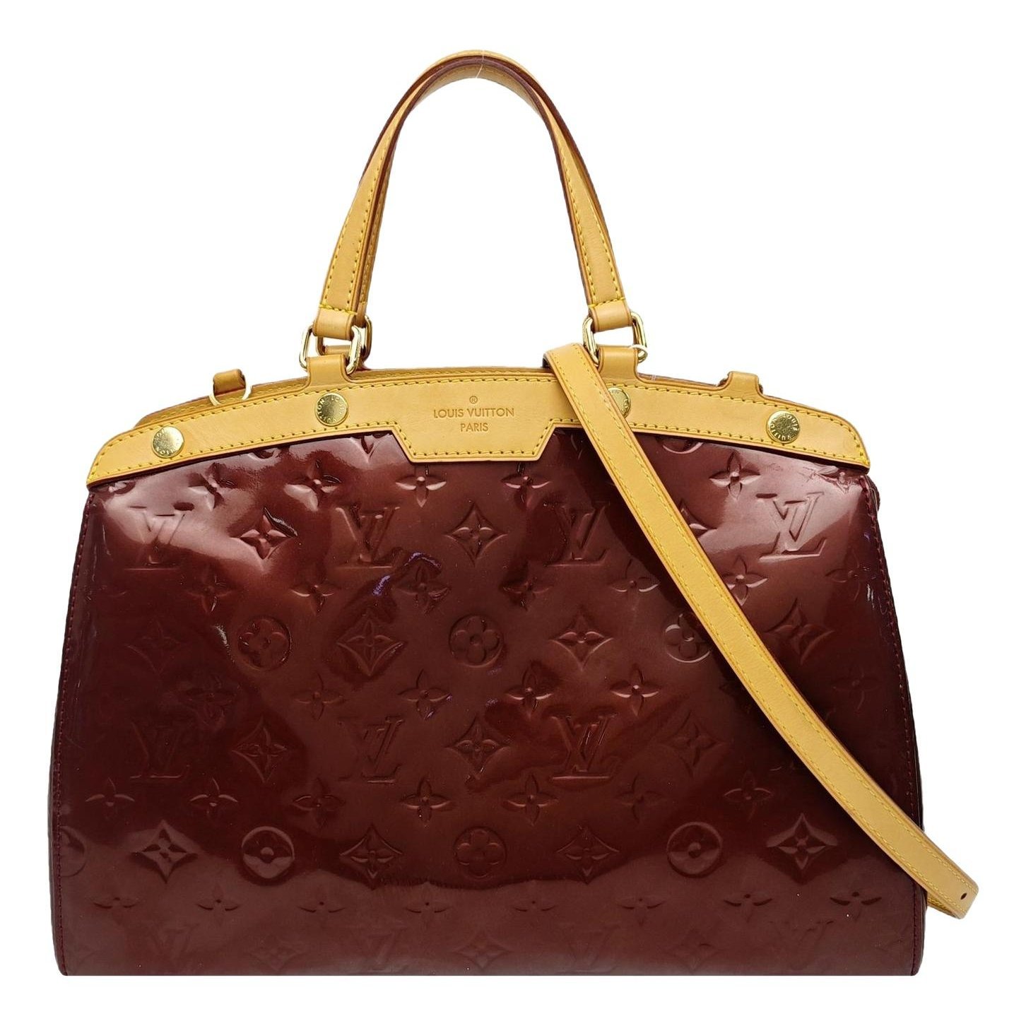 Patent leather handbag