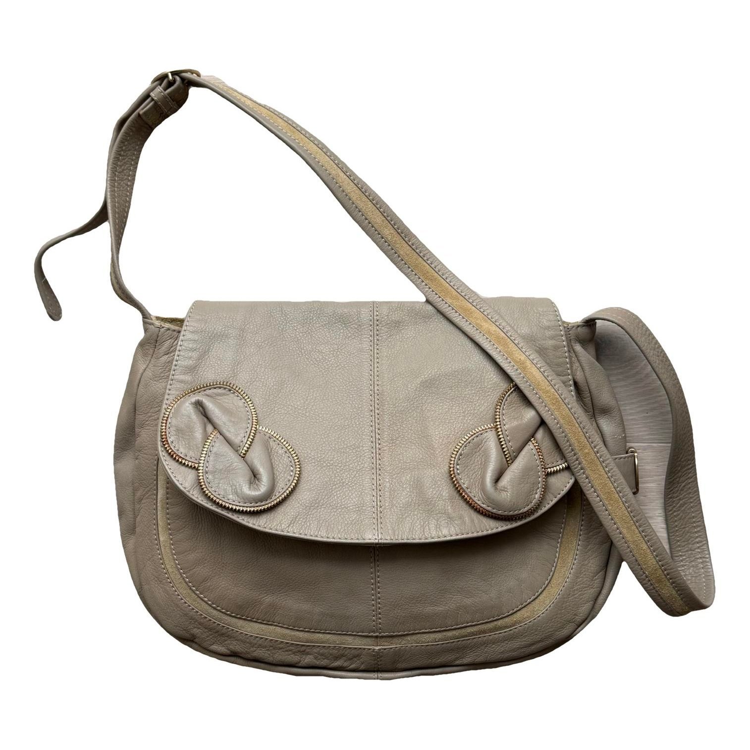 Leather crossbody bag