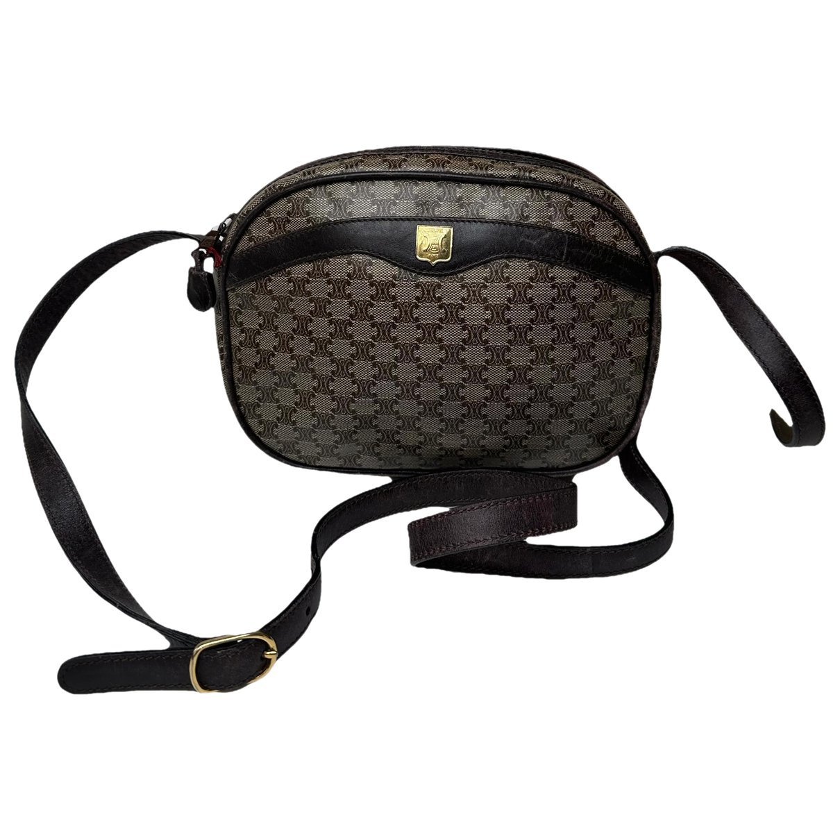 Triomphe leather crossbody bag