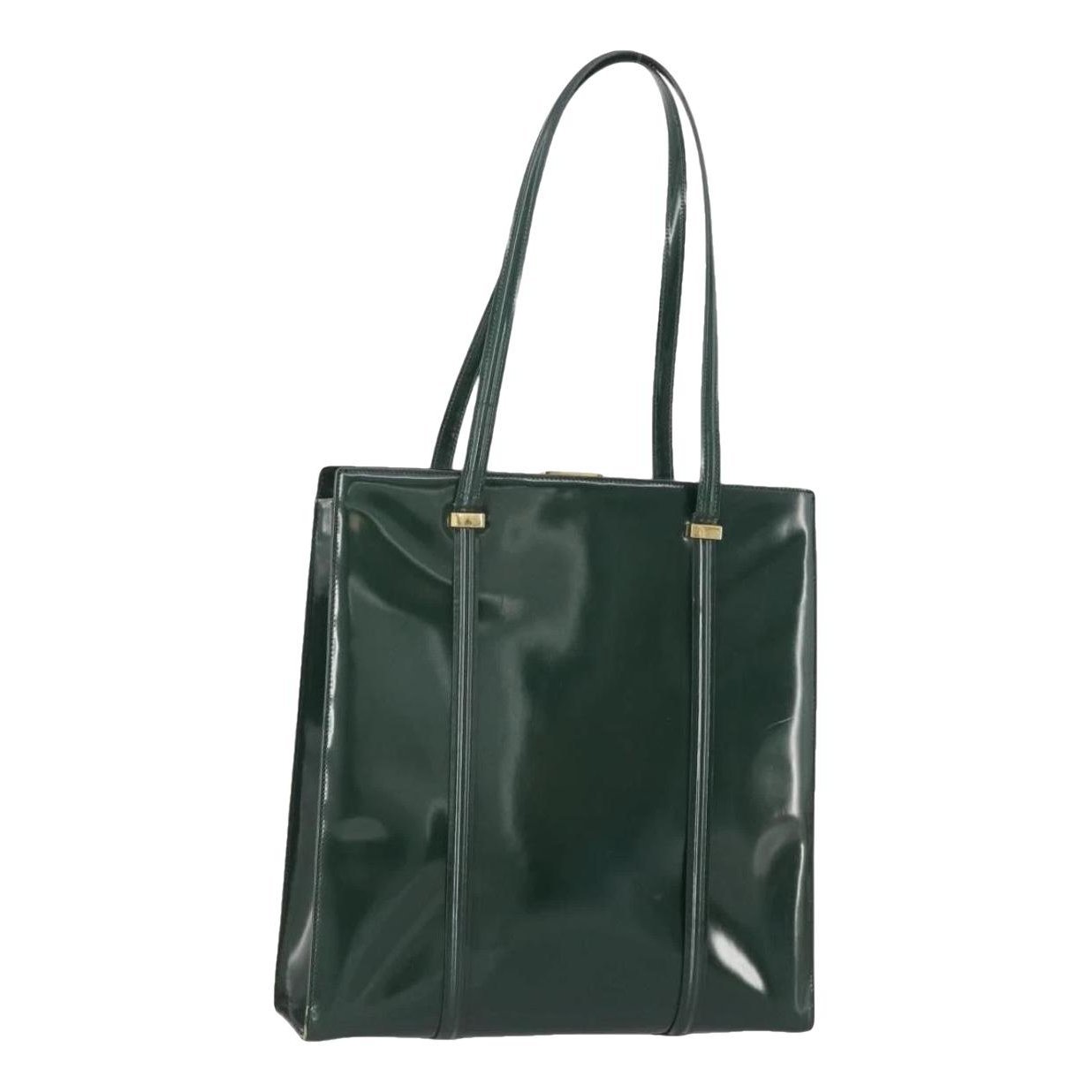 Patent leather handbag