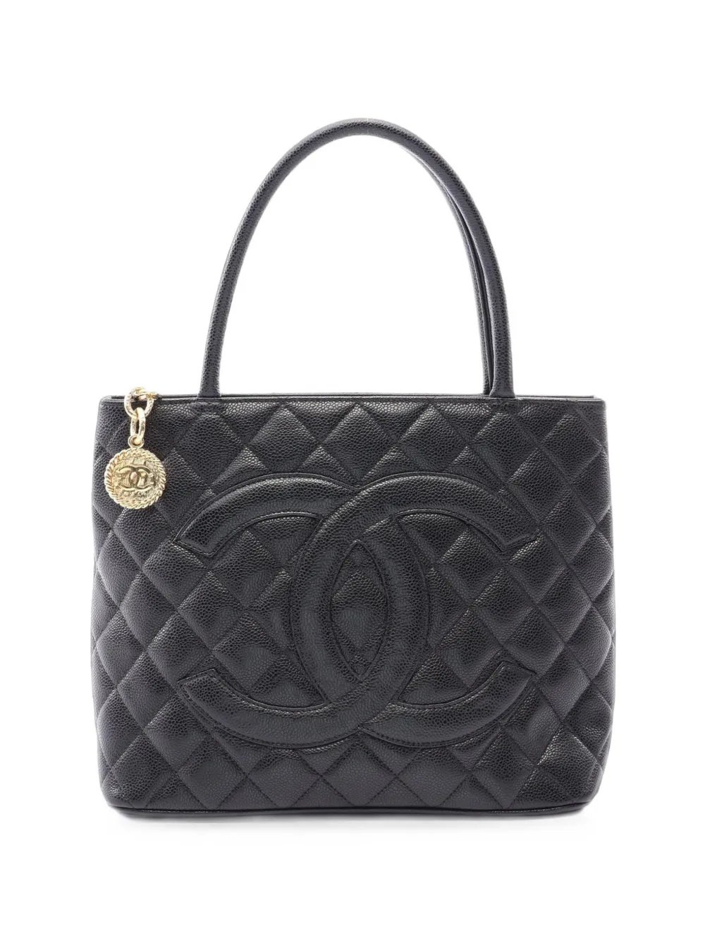 2011 Medallion Caviar-leather tote bag