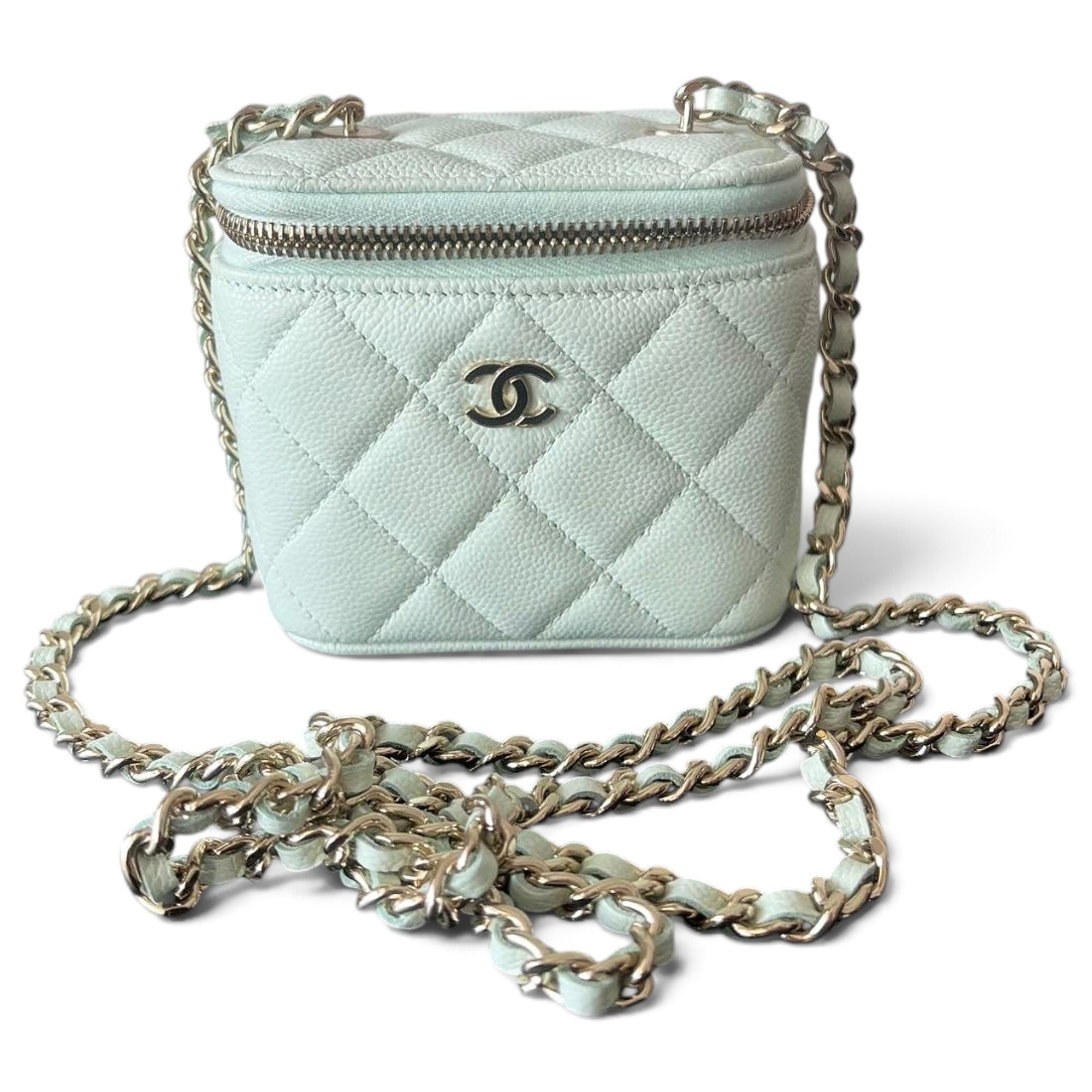 Trendy CC Vanity leather mini bag