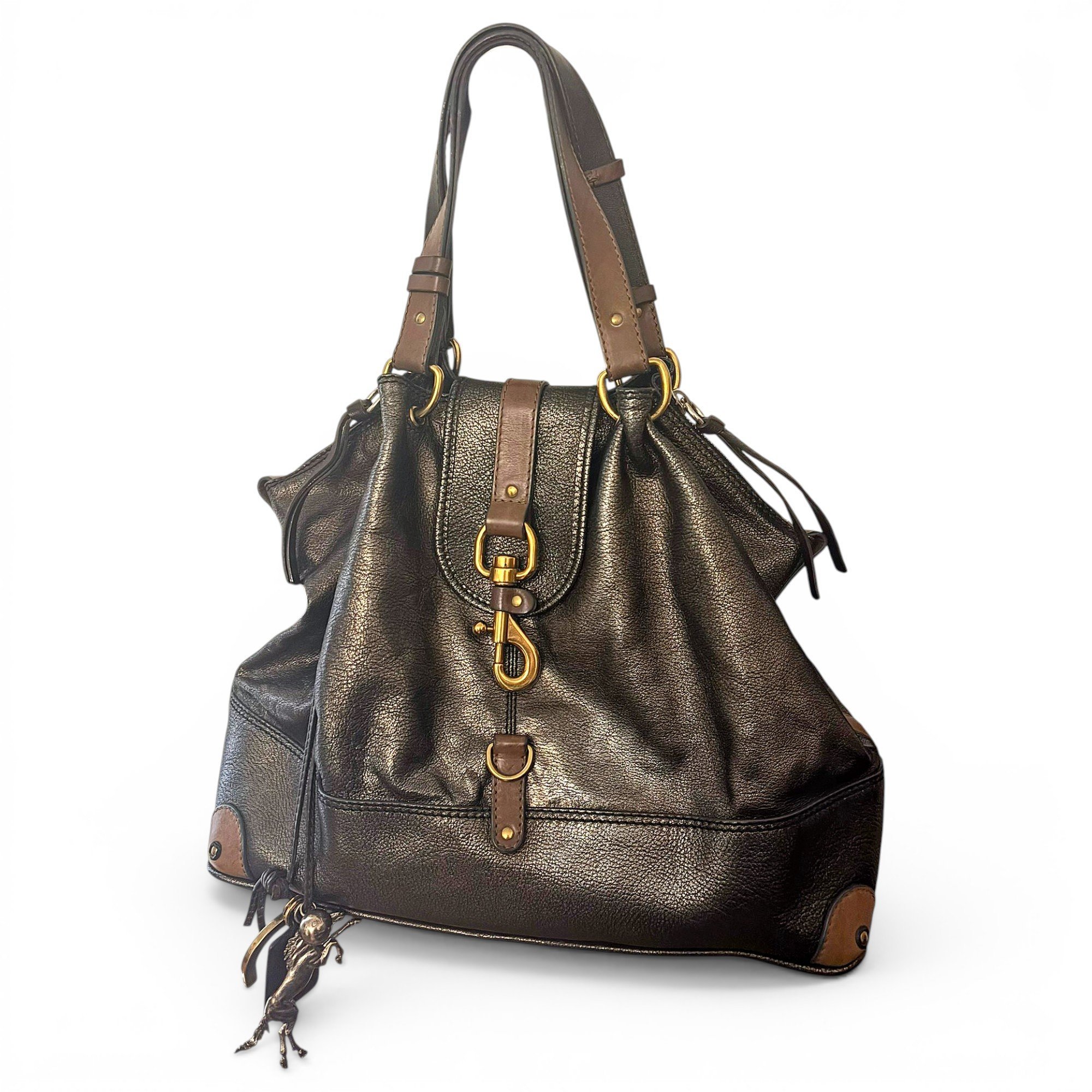 Kerala leather tote