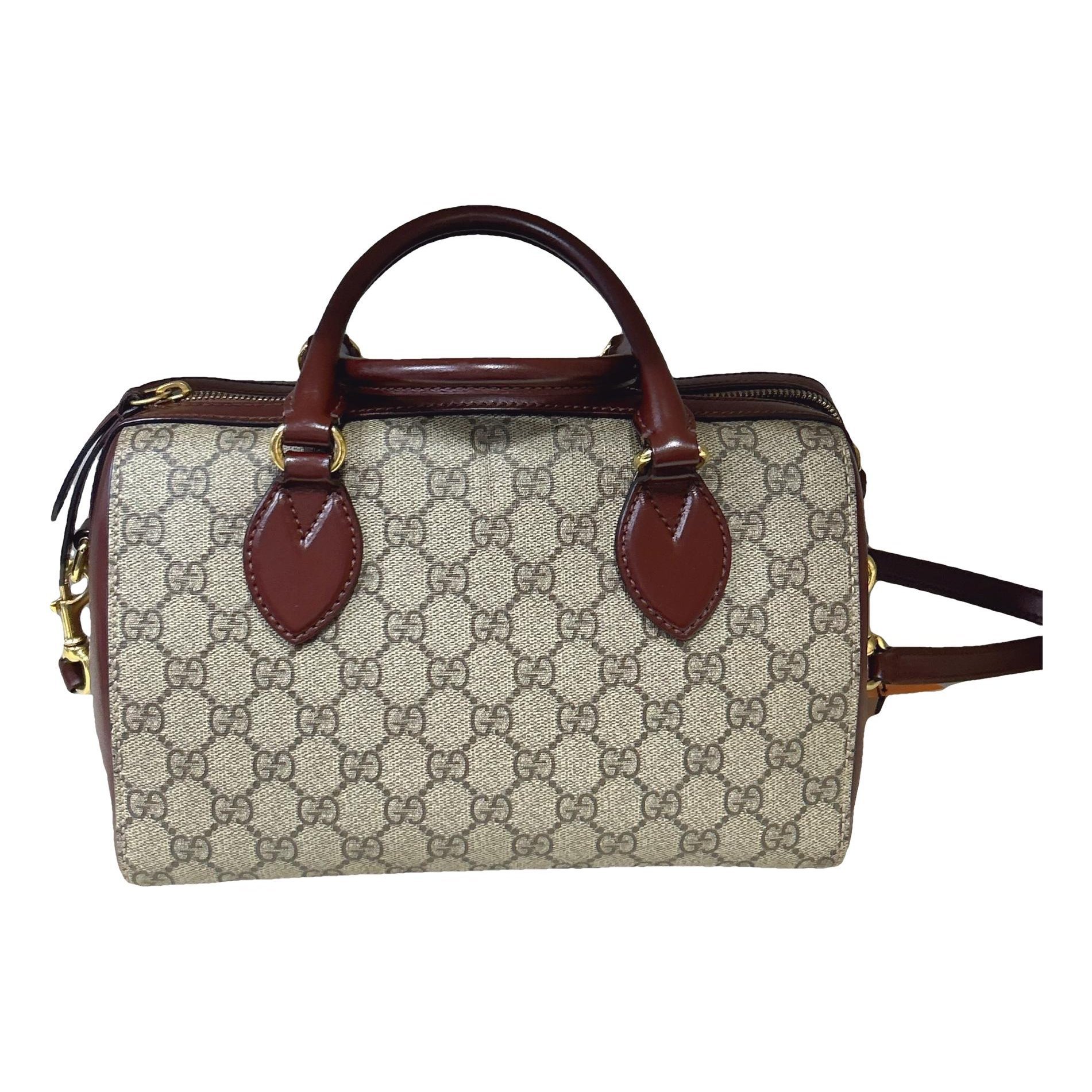 Boston leather handbag