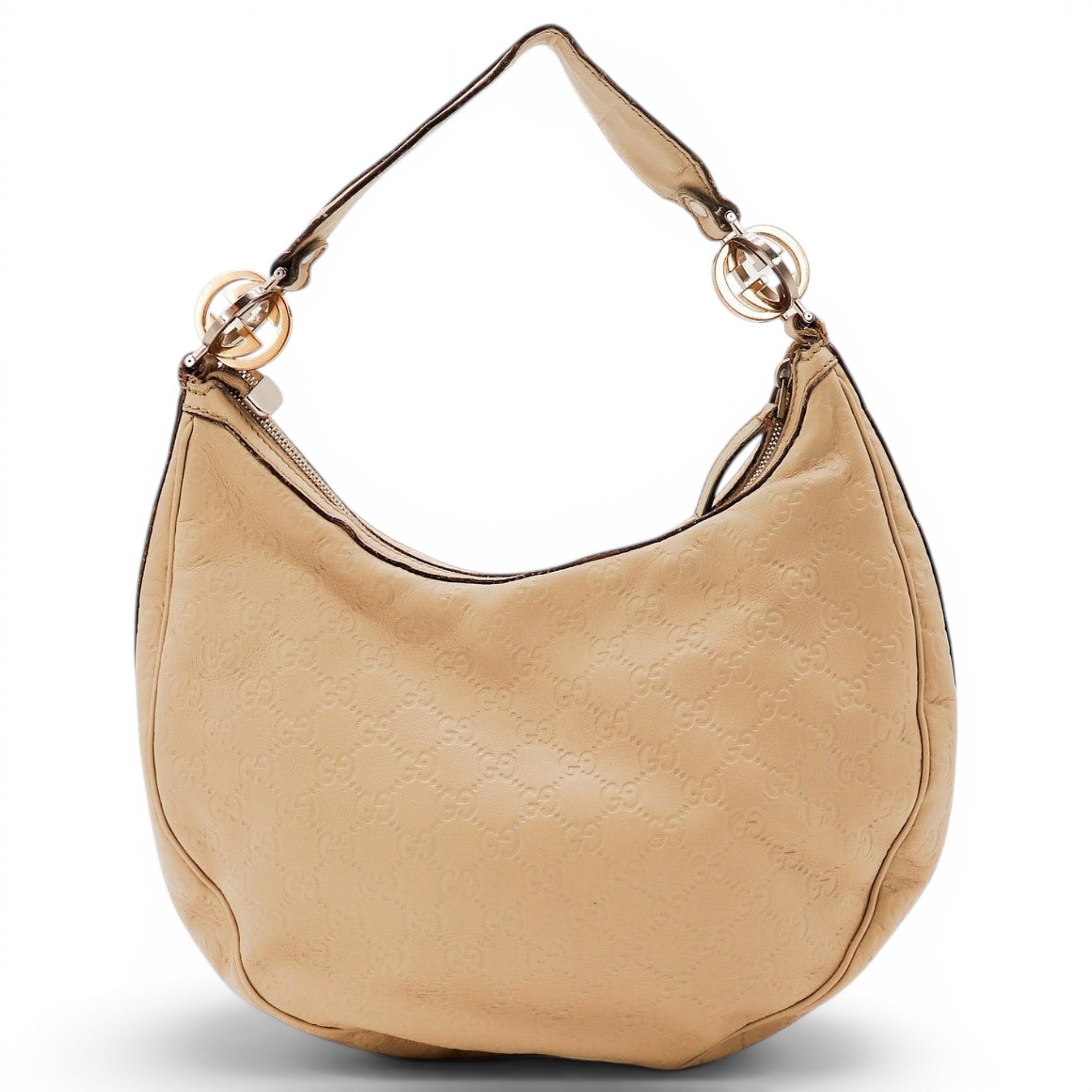Hobo leather handbag