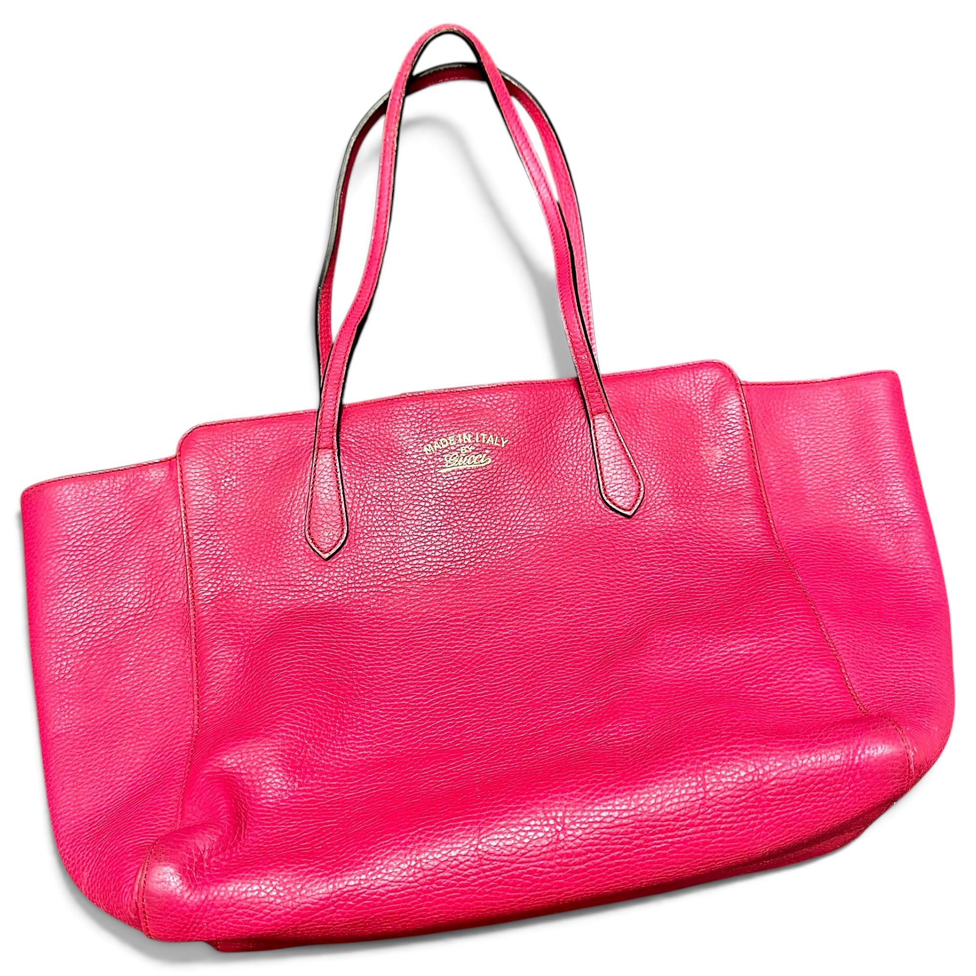 Swing leather tote