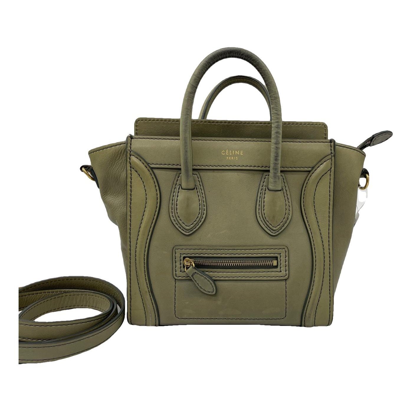 Nano Luggage leather handbag