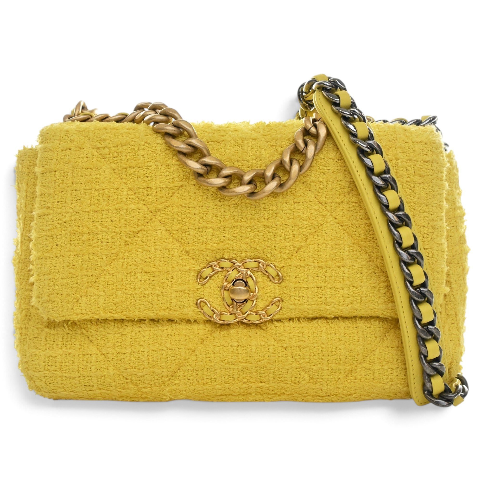 Chanel 19 tweed crossbody bag