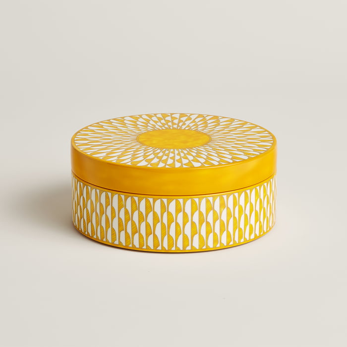 Jaune d'Or Soleil d'Hermès Box, Medium Model